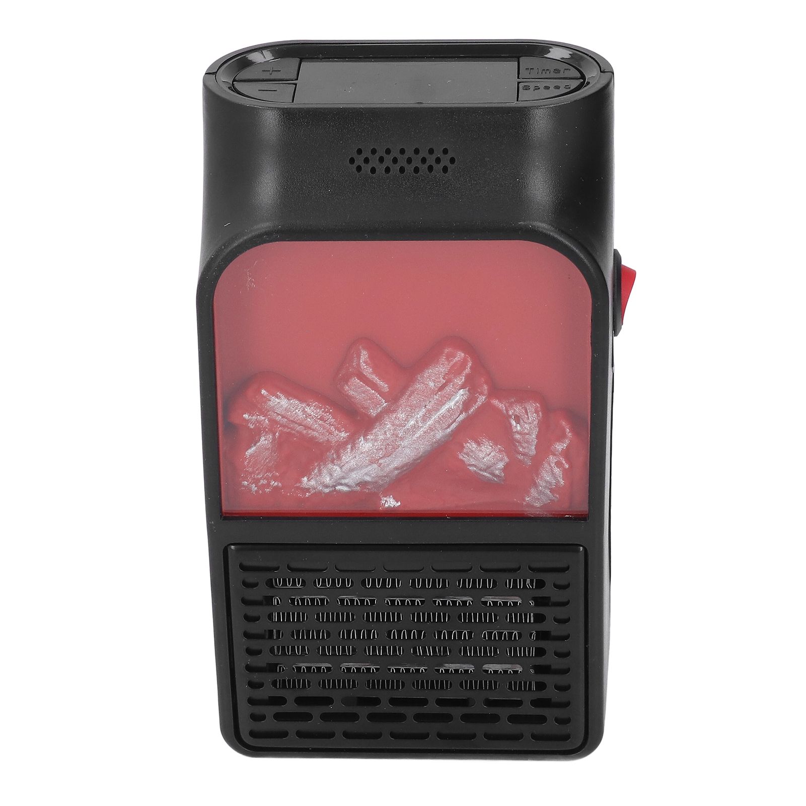 Plug in Space Heater Mini Simulated LED Flame Electric Heater with Remote view 10