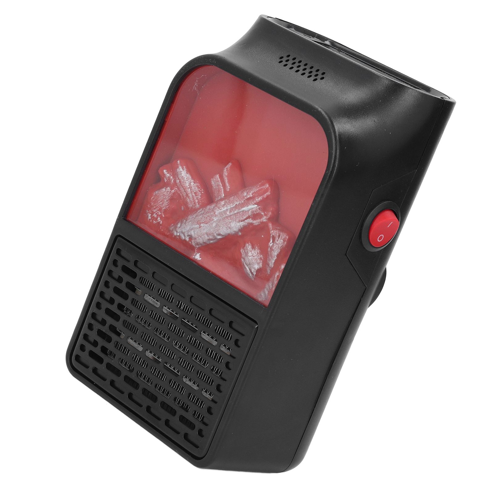 Plug in Space Heater Mini Simulated LED Flame Electric Heater with Remote view 11