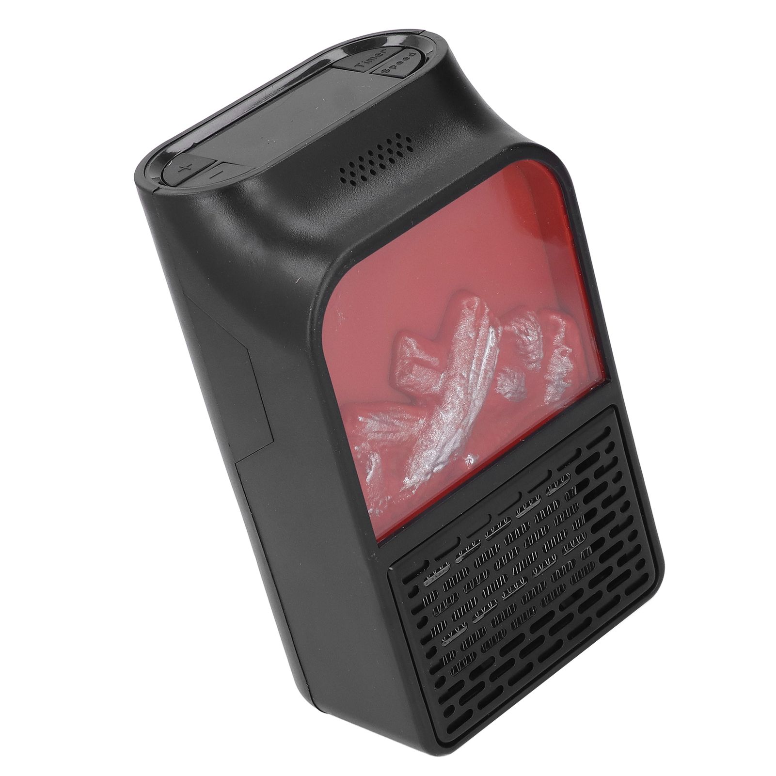 Plug in Space Heater Mini Simulated LED Flame Electric Heater with Remote view 12