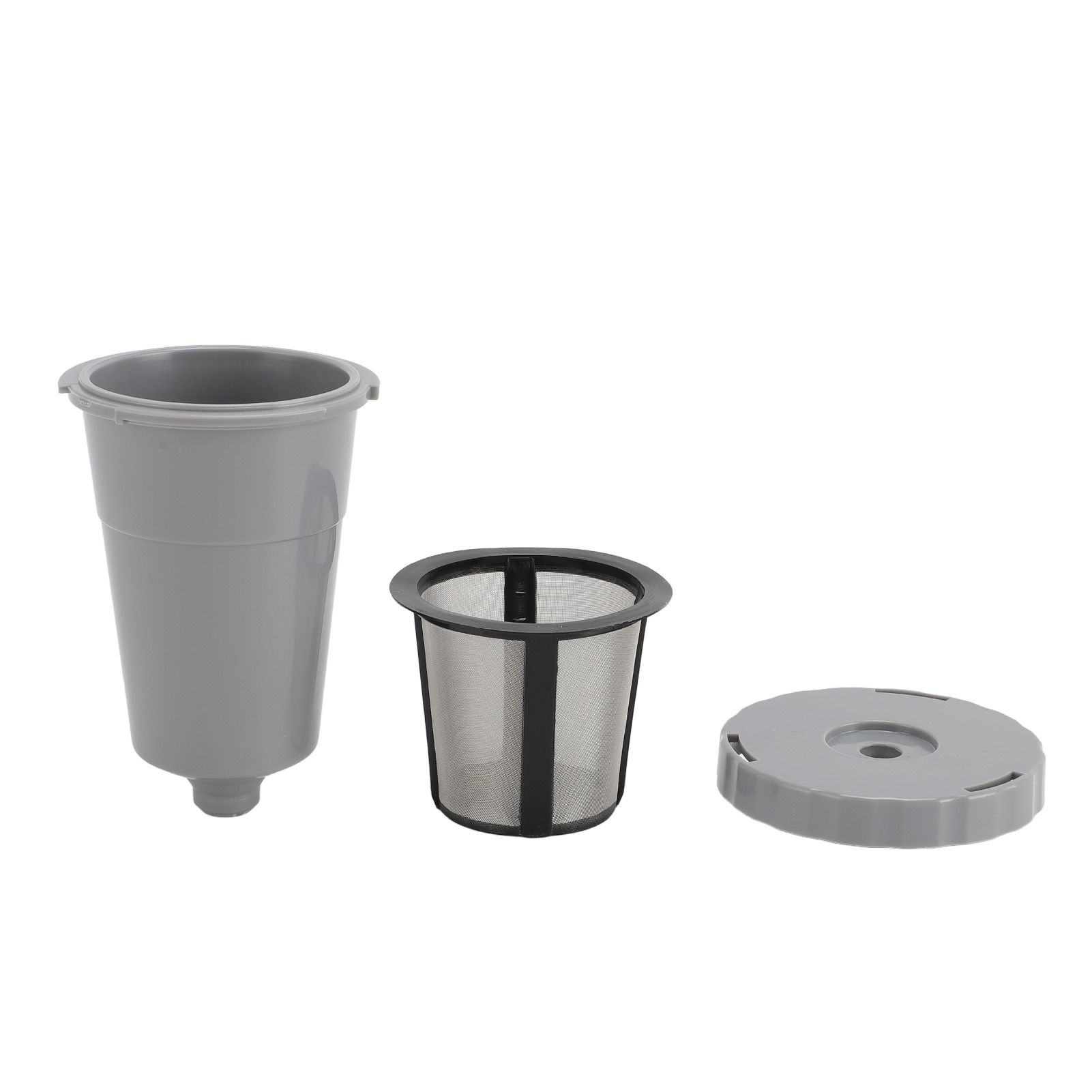 2Pcs Coffee Capsule Stainless Steel Refillable Reusable Coffee Pod Filter for