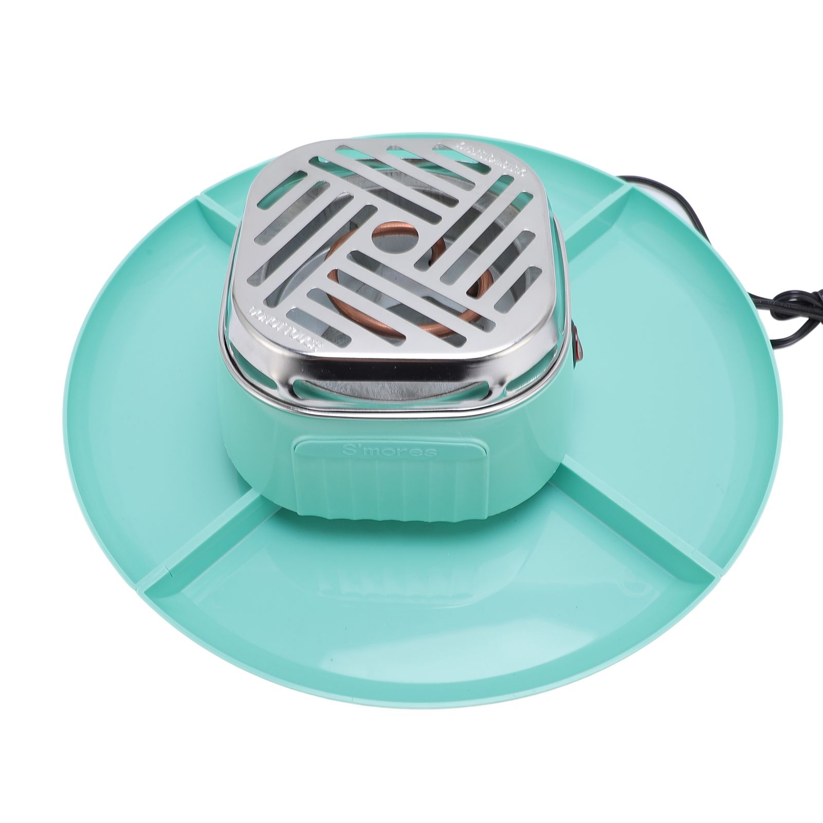 Indoor Electric Smores Maker with 4 Detachable Trays Adjustable Temperature view 8
