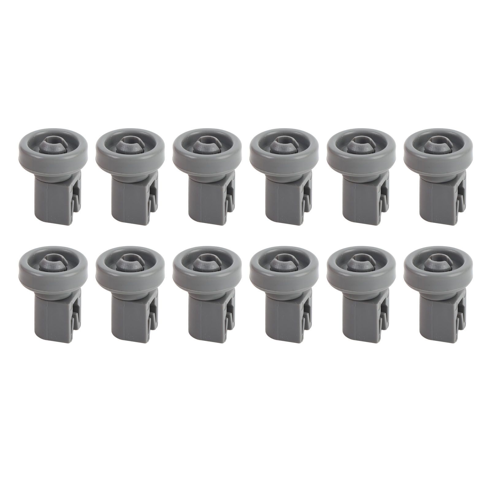 12PCS Dishwasher Wheels Lower Dishrack Roller Kit High Strength Sturdy PP view 3