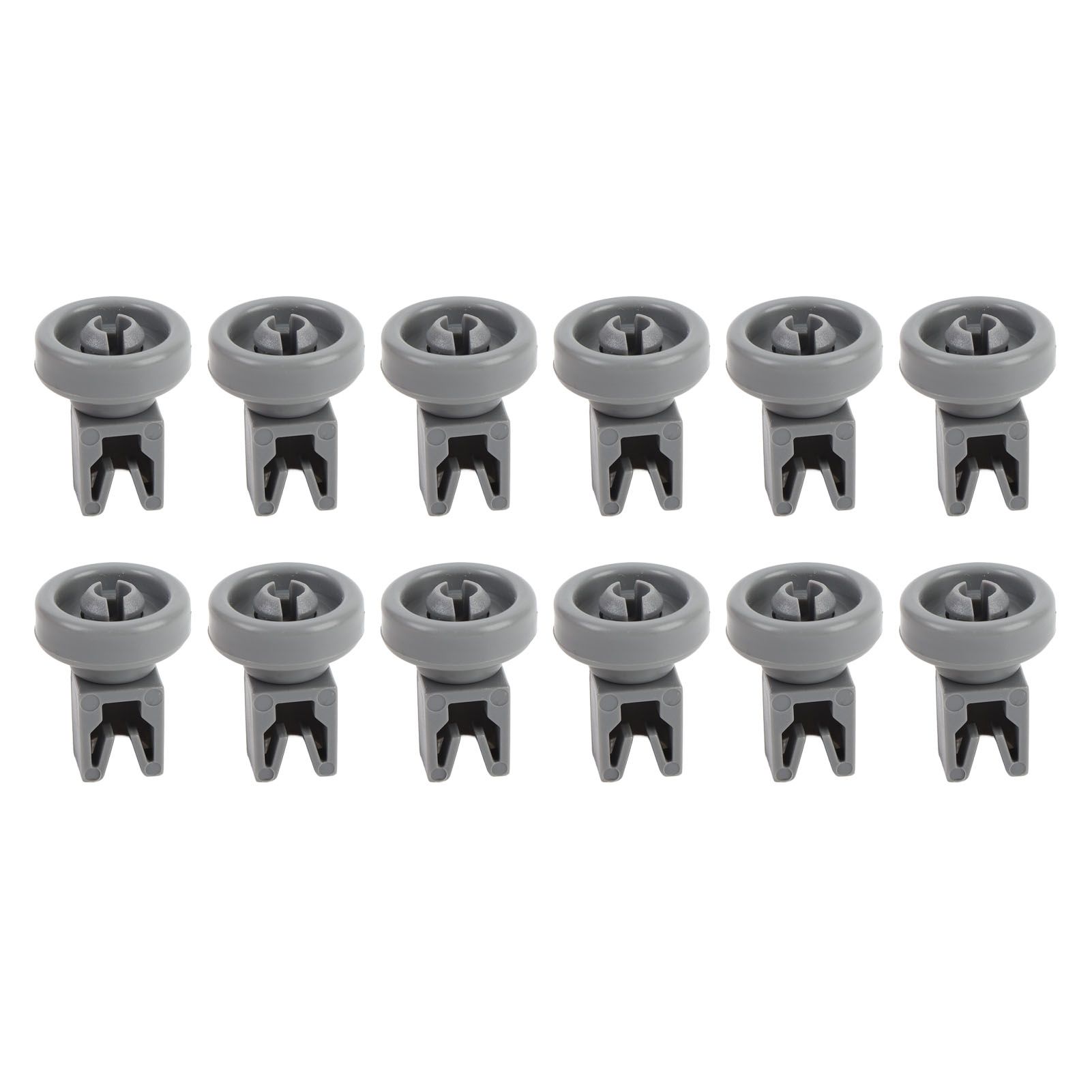 12PCS Dishwasher Wheels Lower Dishrack Roller Kit High Strength Sturdy PP view 4