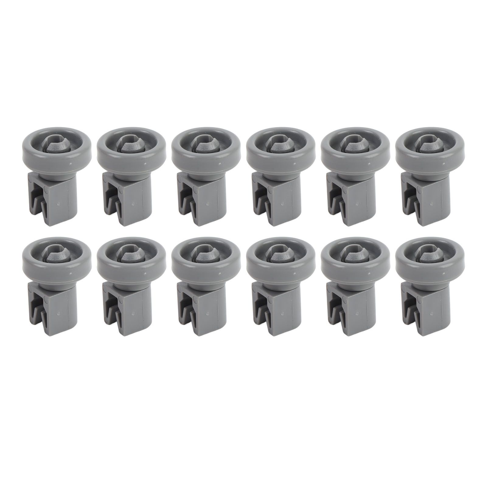 12PCS Dishwasher Wheels Lower Dishrack Roller Kit High Strength Sturdy PP view 5