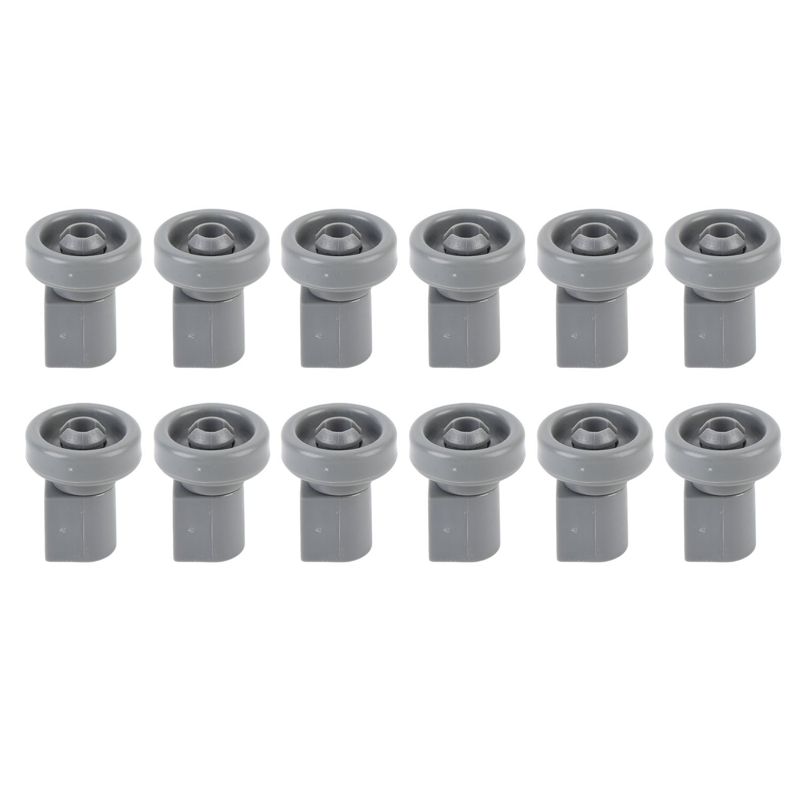 12PCS Dishwasher Wheels Lower Dishrack Roller Kit High Strength Sturdy PP view 6