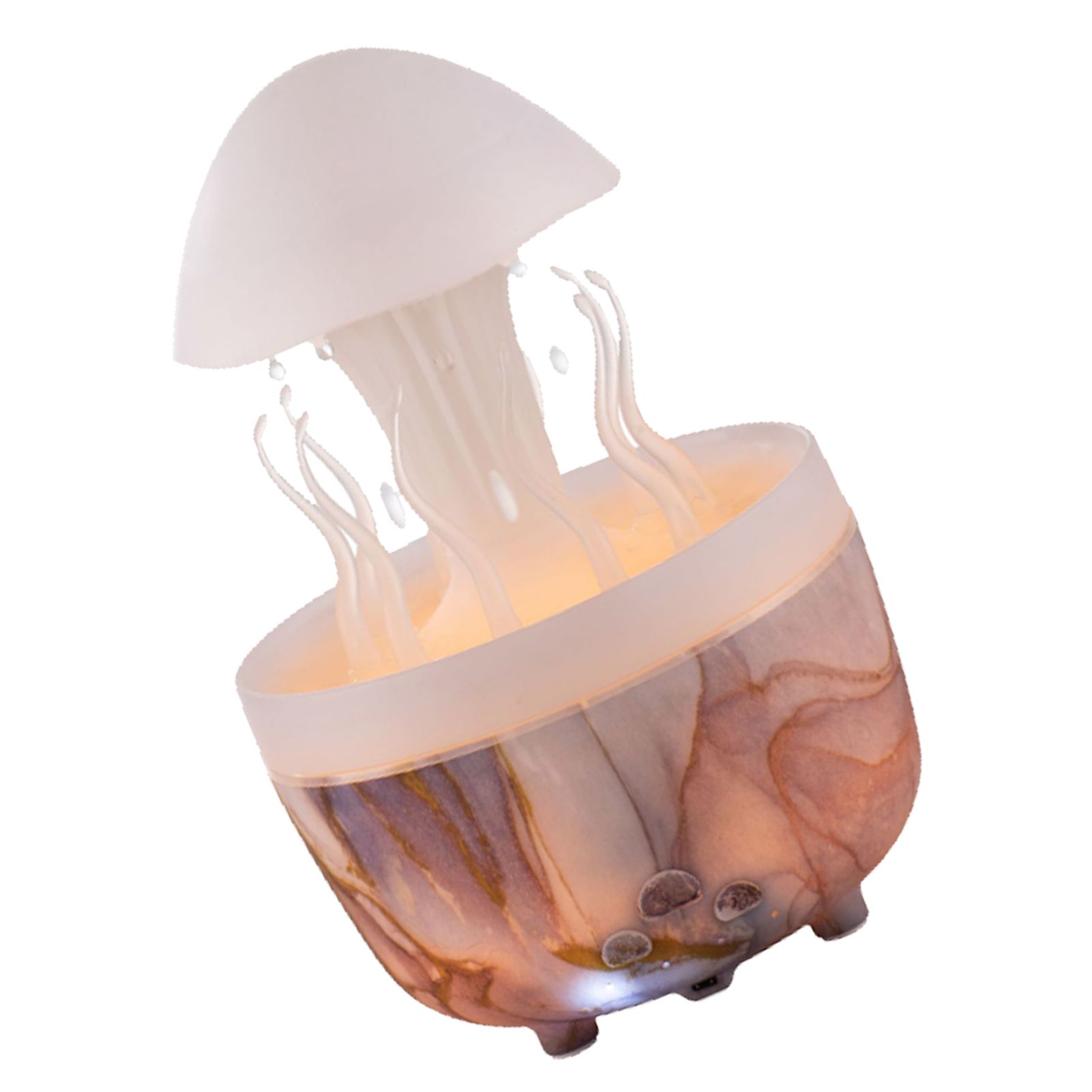 Mushroom Rotating Raindrop Humidifier 300ml Aromatherapy Essential Oil view 4