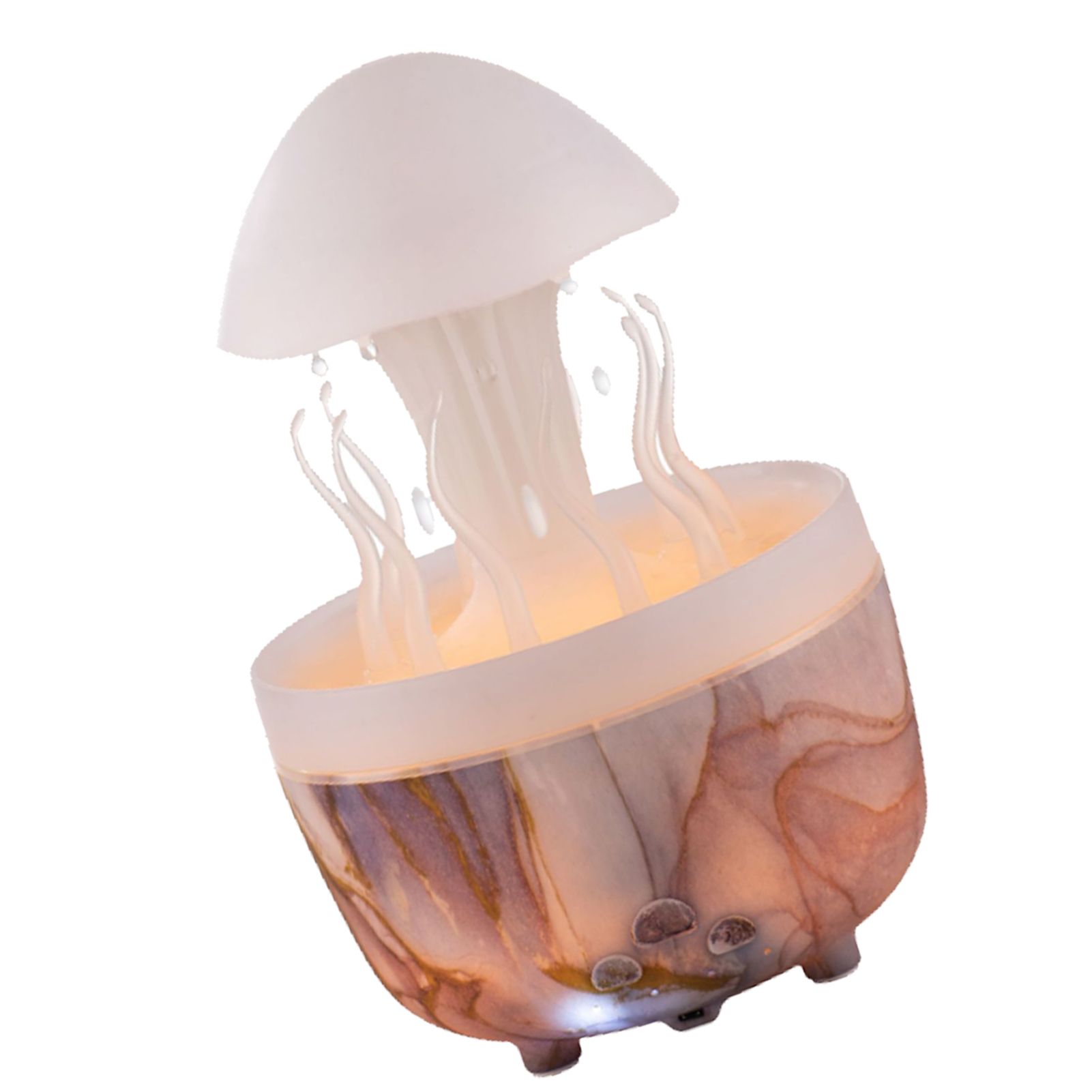 Mushroom Rotating Raindrop Humidifier 300ml Aromatherapy Essential Oil view 6