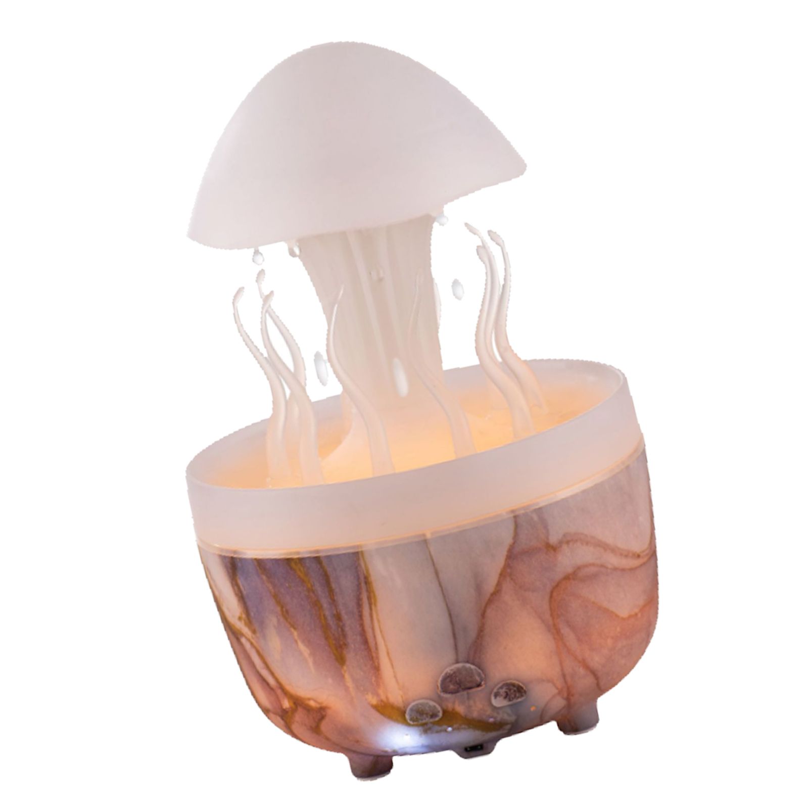 Mushroom Rotating Raindrop Humidifier 300ml Aromatherapy Essential Oil view 8