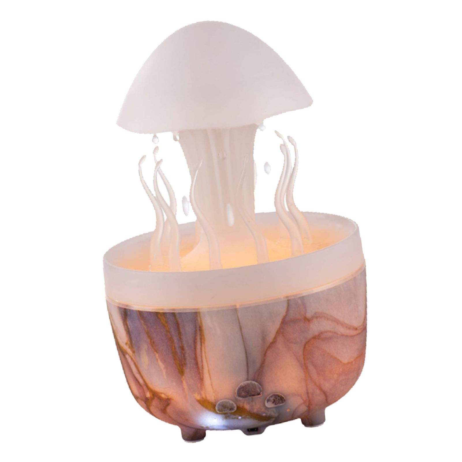Mushroom Rotating Raindrop Humidifier 300ml Aromatherapy Essential Oil view 9