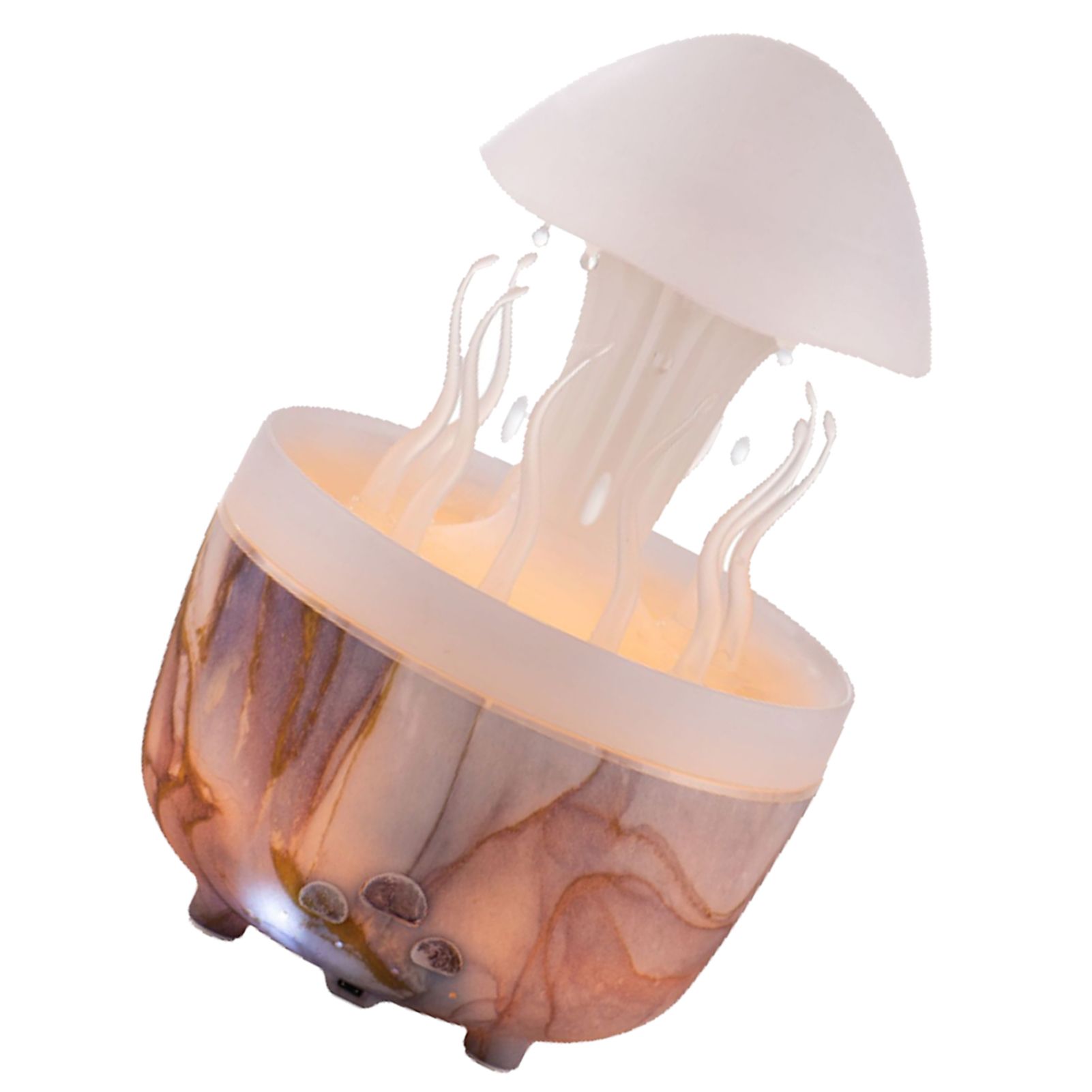 Mushroom Rotating Raindrop Humidifier 300ml Aromatherapy Essential Oil view 11