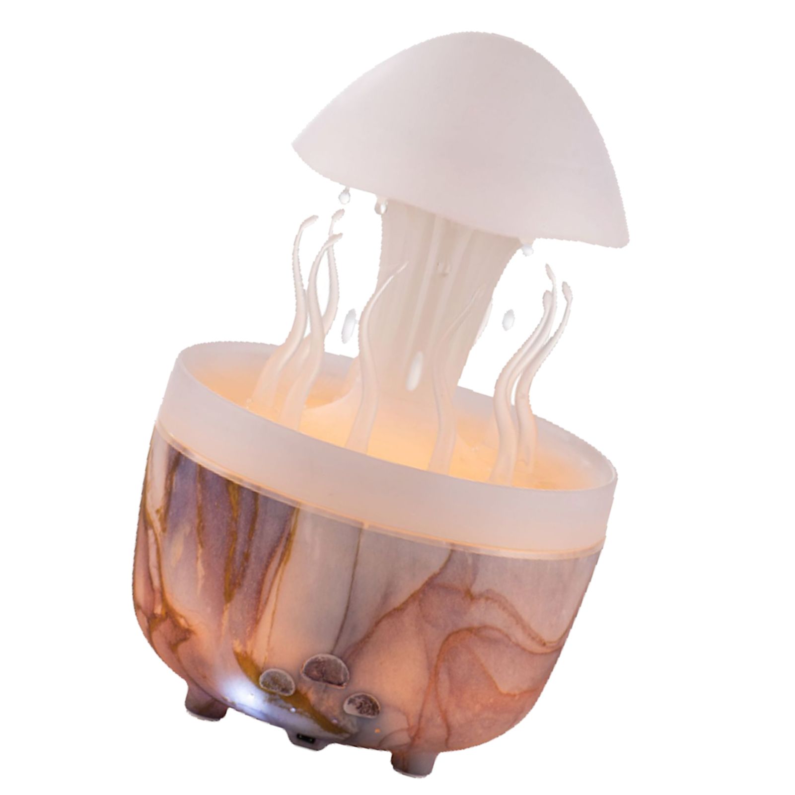 Mushroom Rotating Raindrop Humidifier 300ml Aromatherapy Essential Oil view 12