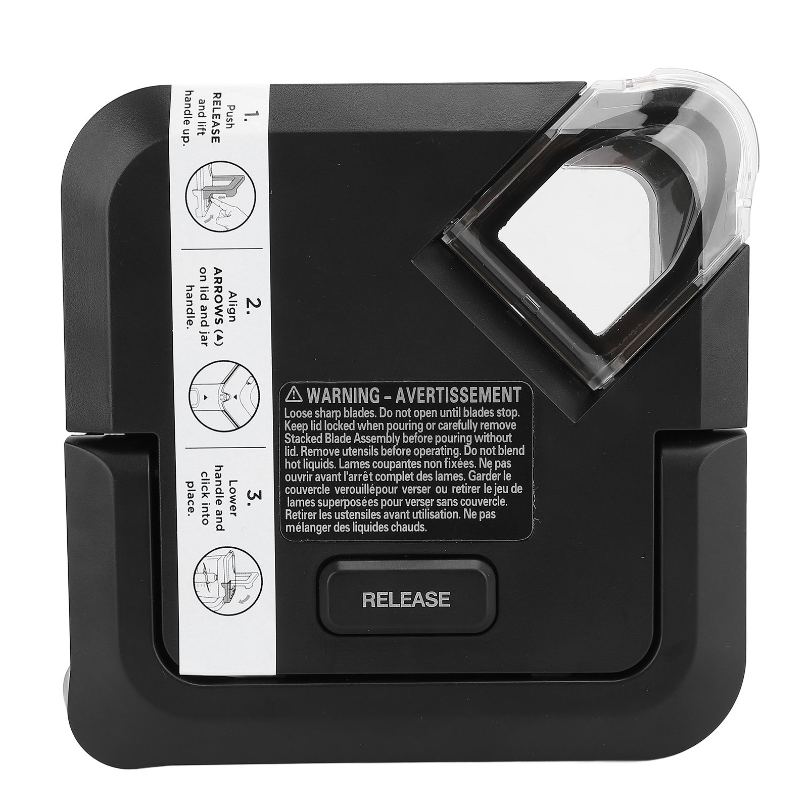 Blender Upper Lid Easy to Install Blender Top Lid Replacement for BL770 BL771 view 3