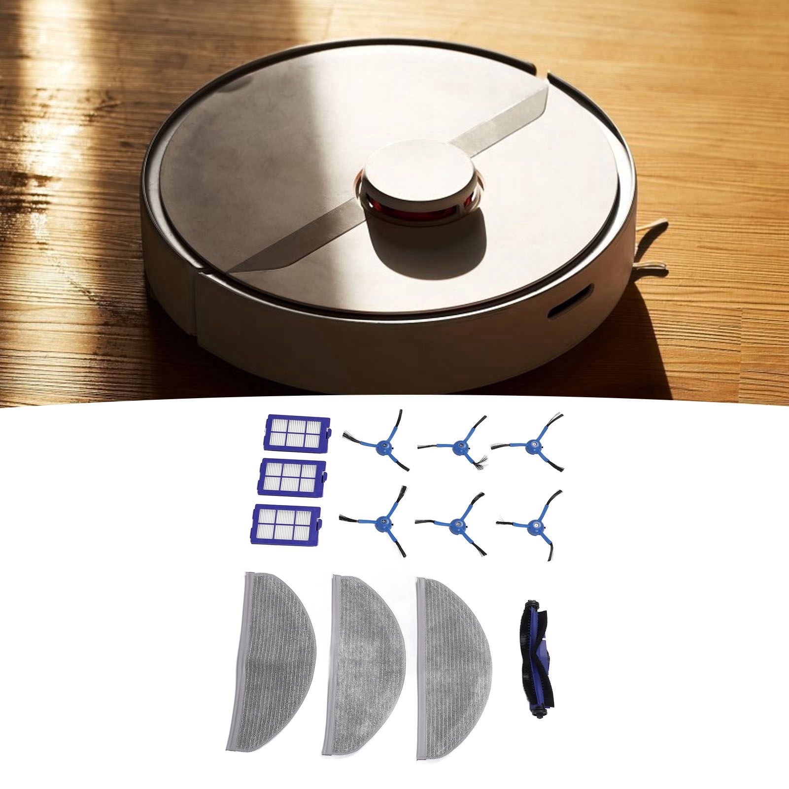 Replacement Spare Parts for RoboVac X8 Robot Vacuum Cleaner Filter Mop Cloth view 12