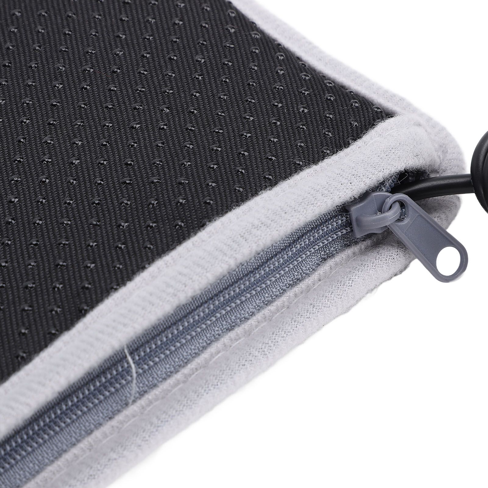 Electric Foot Warmer Grey USB Fast Heating Flannel Electric Feet Heating Pad view 2