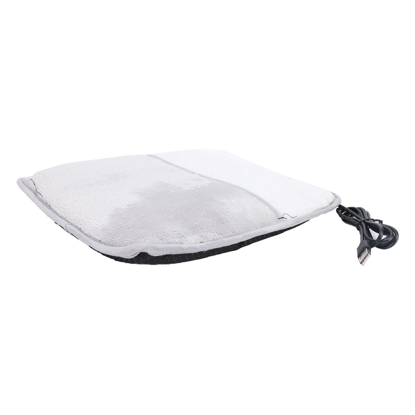 Electric Foot Warmer Grey USB Fast Heating Flannel Electric Feet Heating Pad view 11