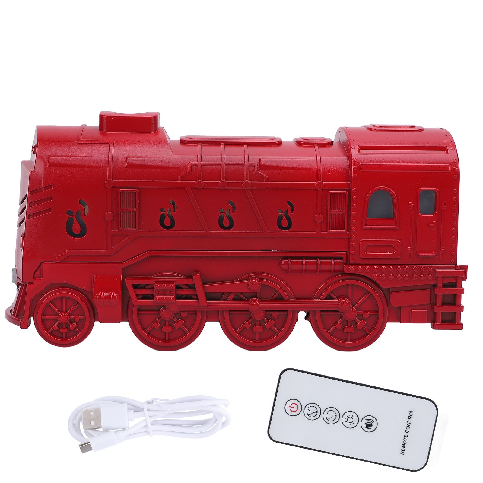 Aromatherapy Diffuser Humidifier with Light 300ml ABS Retro Train Humidifier view 3