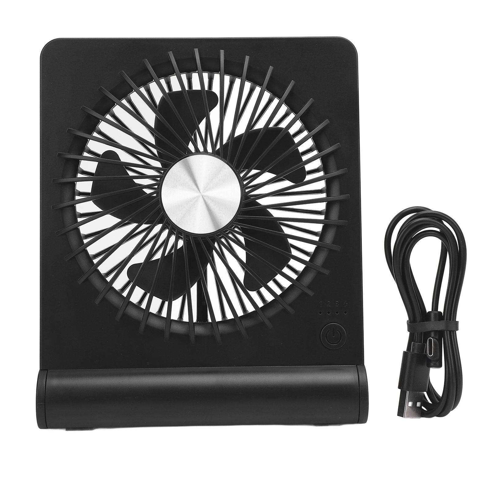 Portable Desk Fan USB Rechargeable Quiet Small Battery Operated Powered 3 view 3