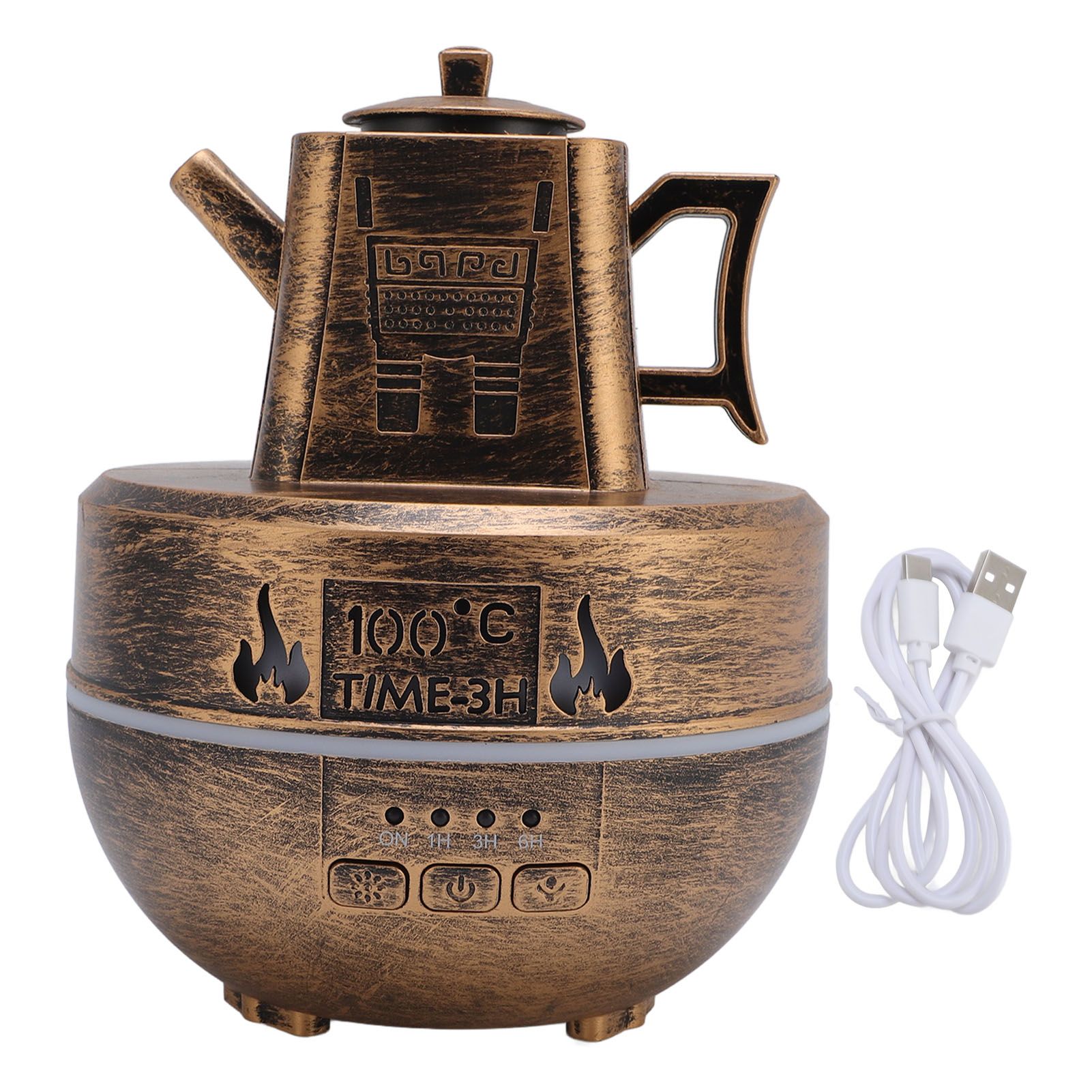Colorful Essential Oil Diffuser Teapot Shape Aromatherapy Diffuser with 140ml view 3
