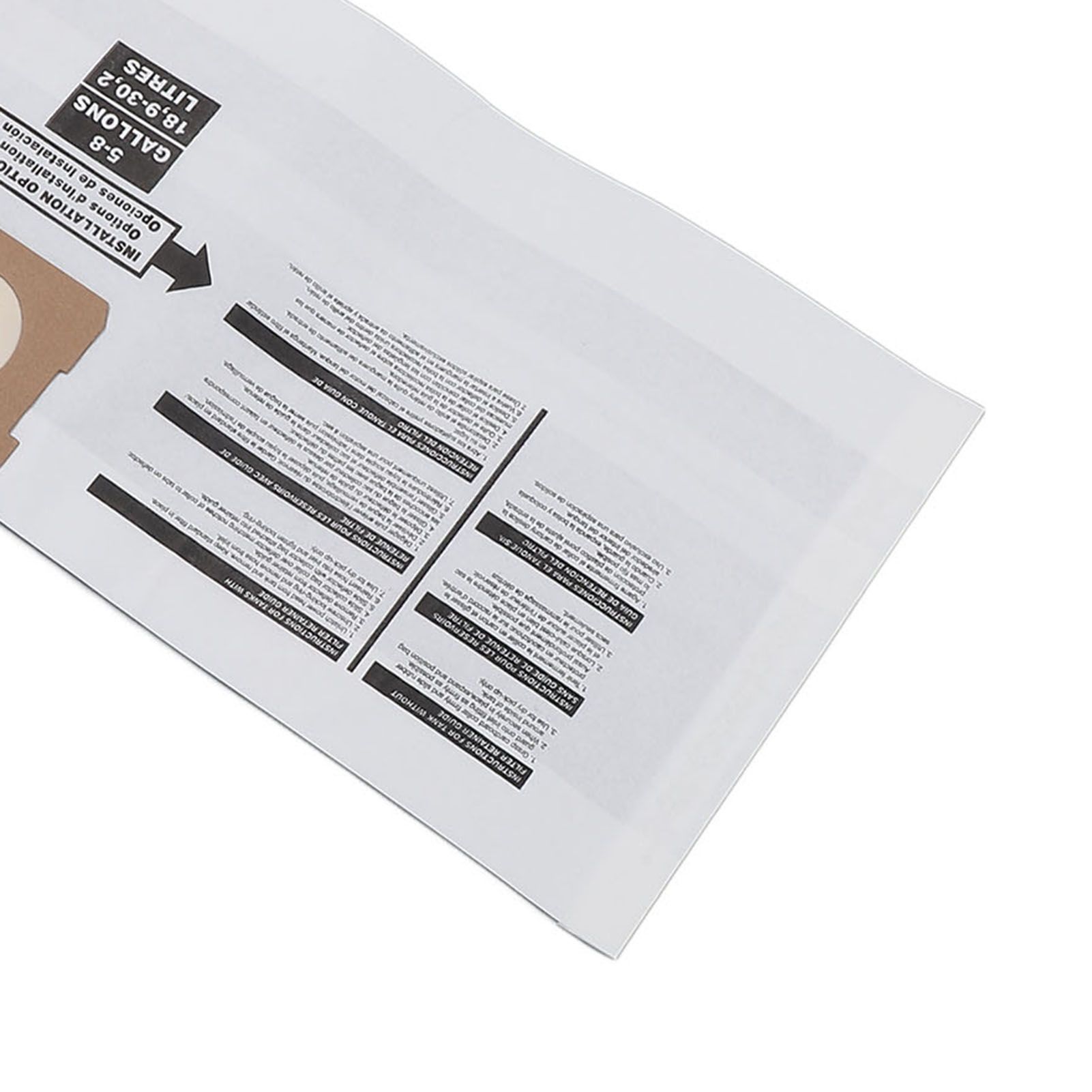 15PCS Filter Bags for 5 to 8 Gallon Vacuum Cleaner Disposable Vacuum Dust view 7