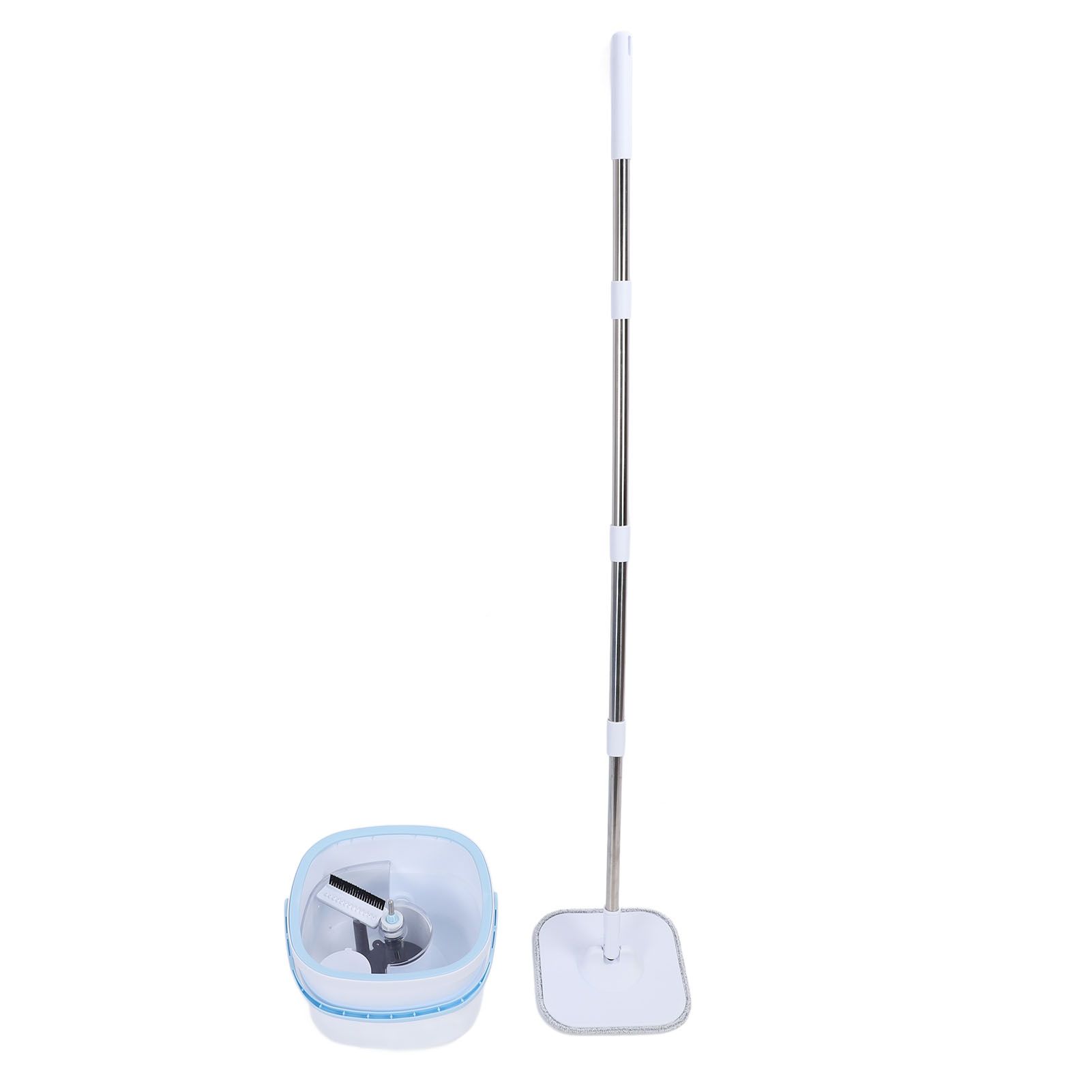 Spin Mop Bucket with Self Separation Dirty and Clean Water System Self view 4