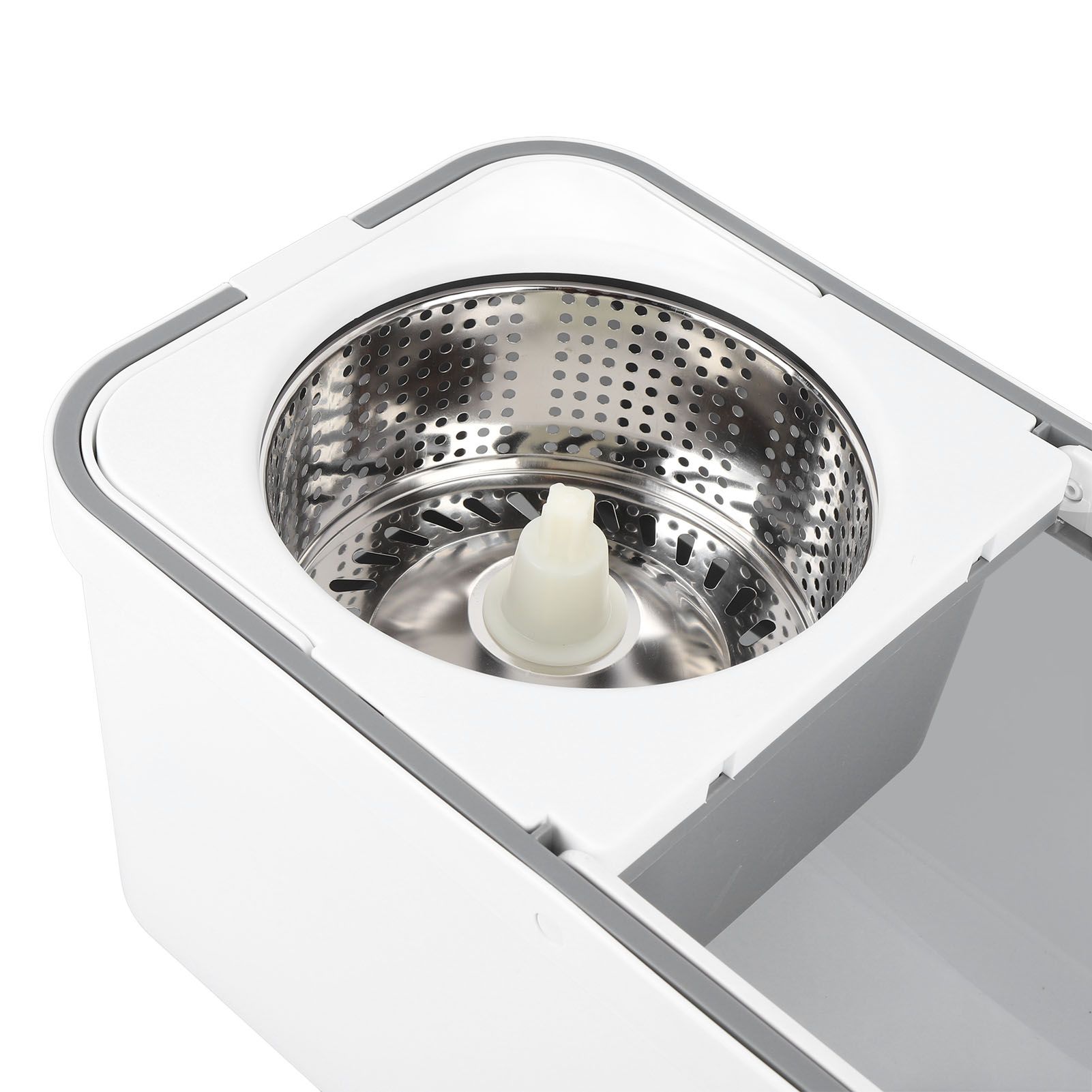 Mop Bucket with Wringer Set 360° Rotating Cleaning Mop with 2 Microfiber Pads view 7