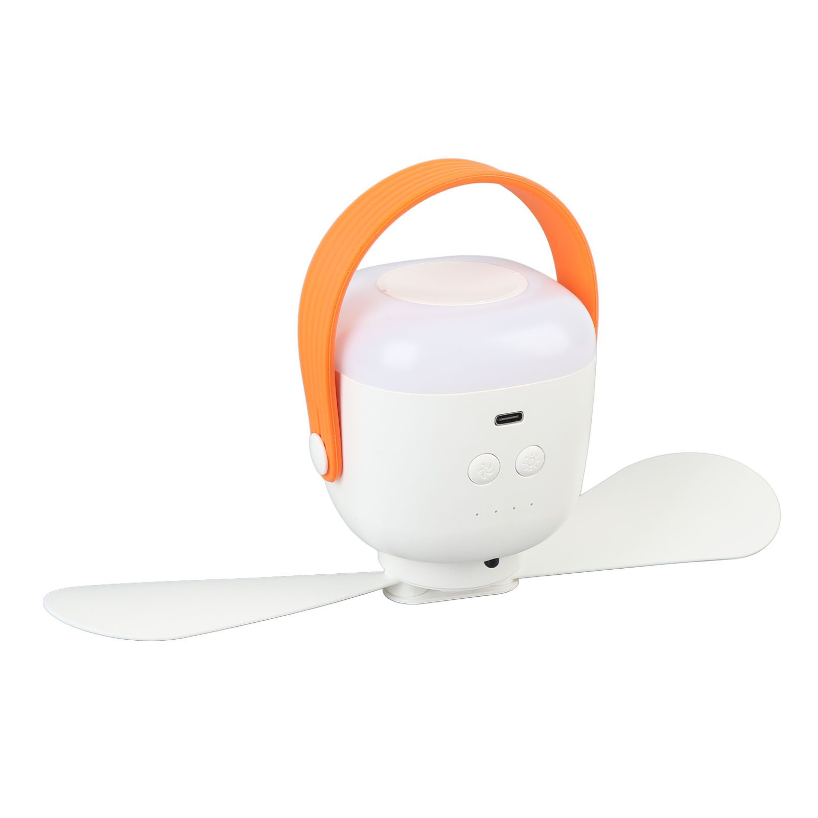 Ceiling Fan Built in Light USB Rechargeable 4 Adjustable Wind Speed Portable view 6