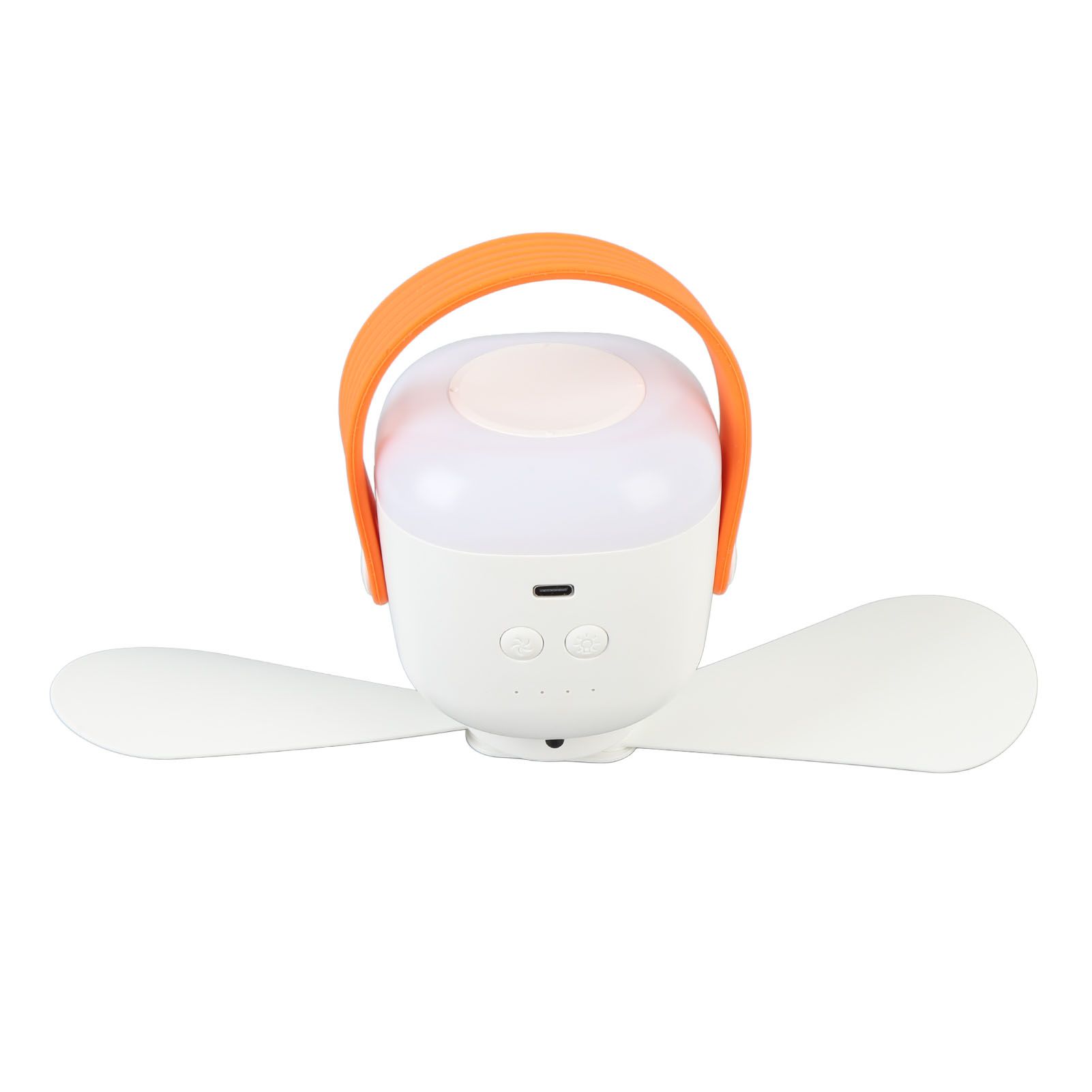Ceiling Fan Built in Light USB Rechargeable 4 Adjustable Wind Speed Portable view 8