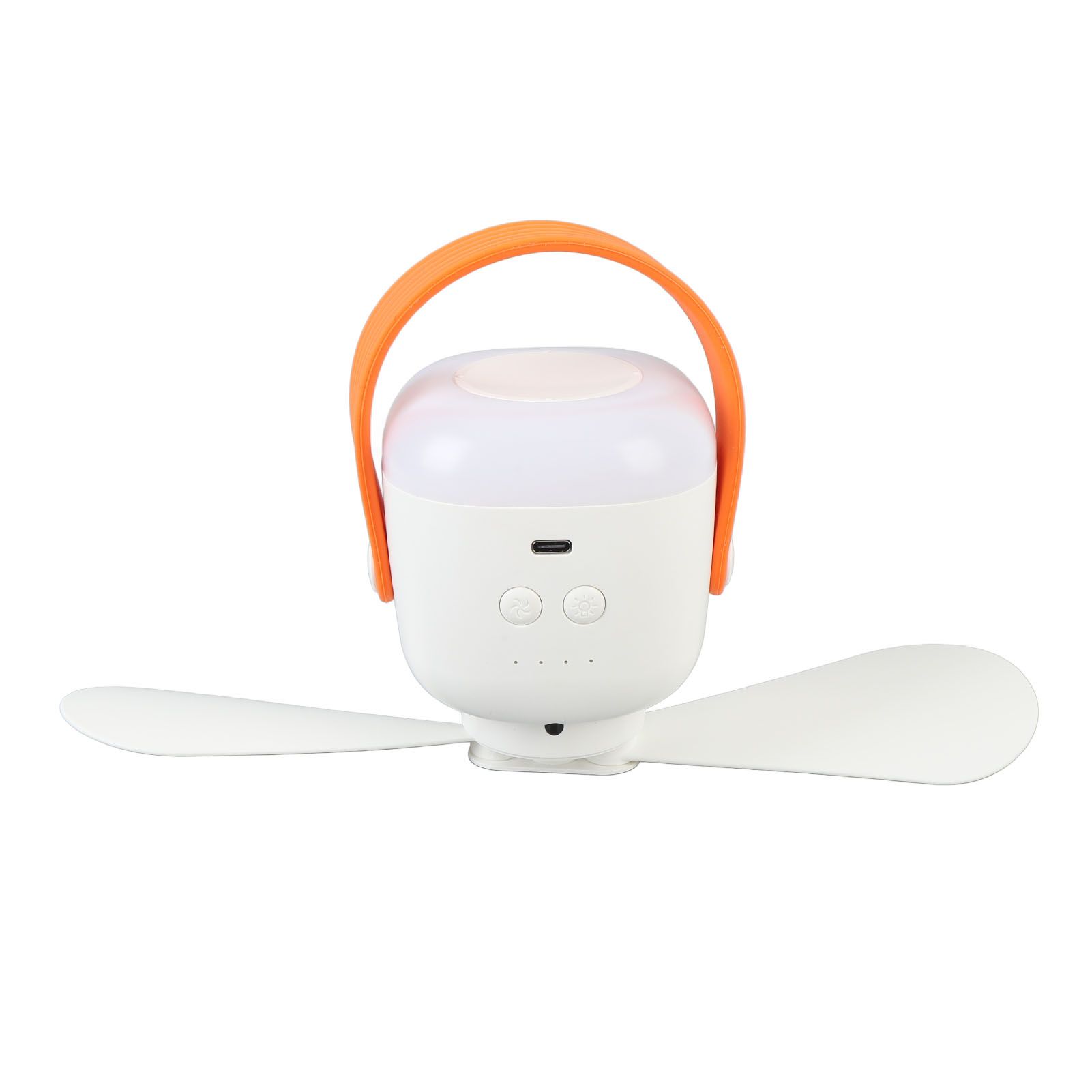 Ceiling Fan Built in Light USB Rechargeable 4 Adjustable Wind Speed Portable view 9