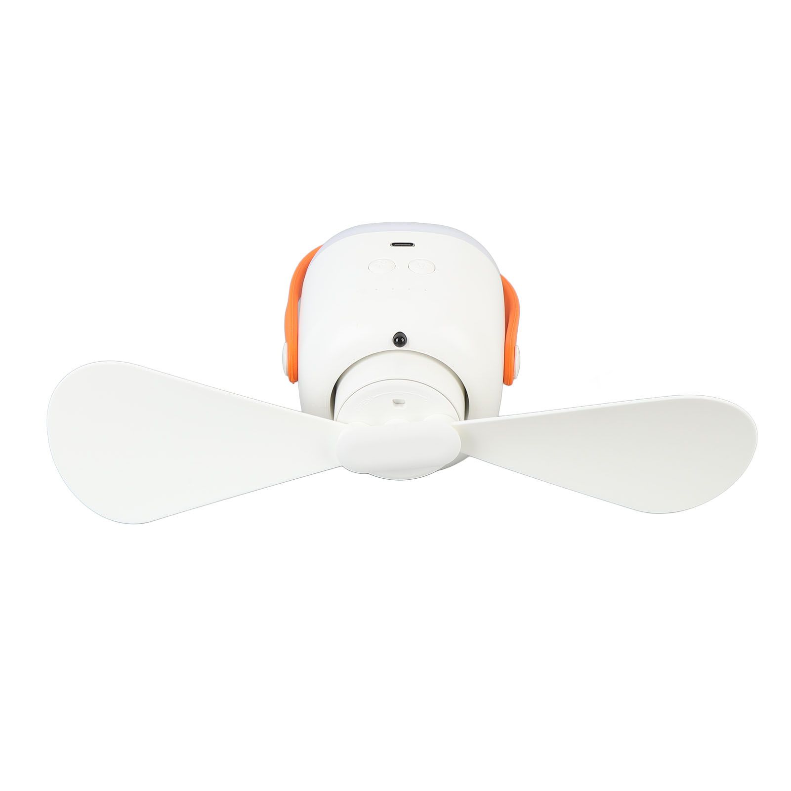 Ceiling Fan Built in Light USB Rechargeable 4 Adjustable Wind Speed Portable view 12