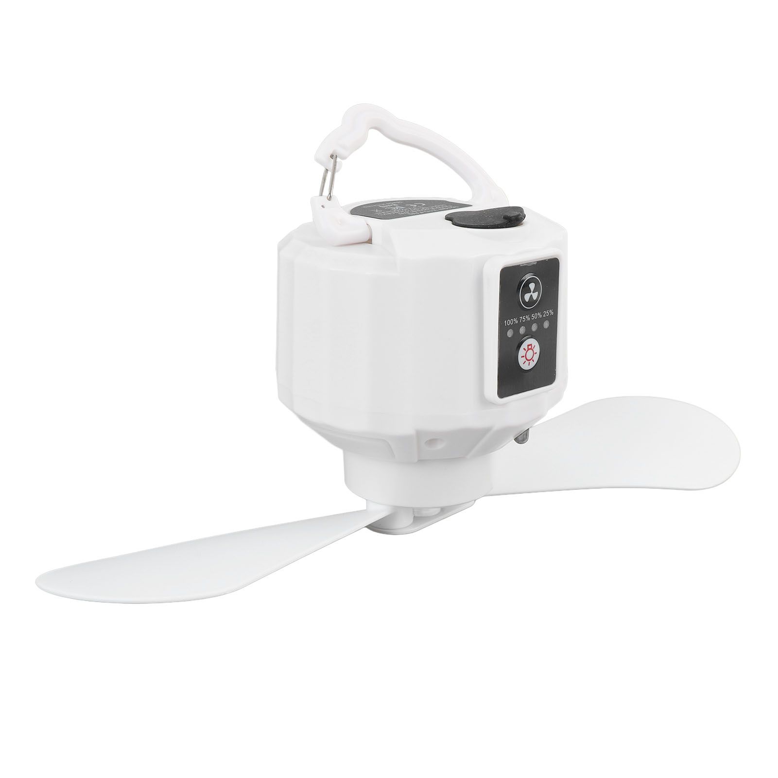 USB Powered Ceiling Fan Rechargeable Remote Control with LED Light Portable view 8