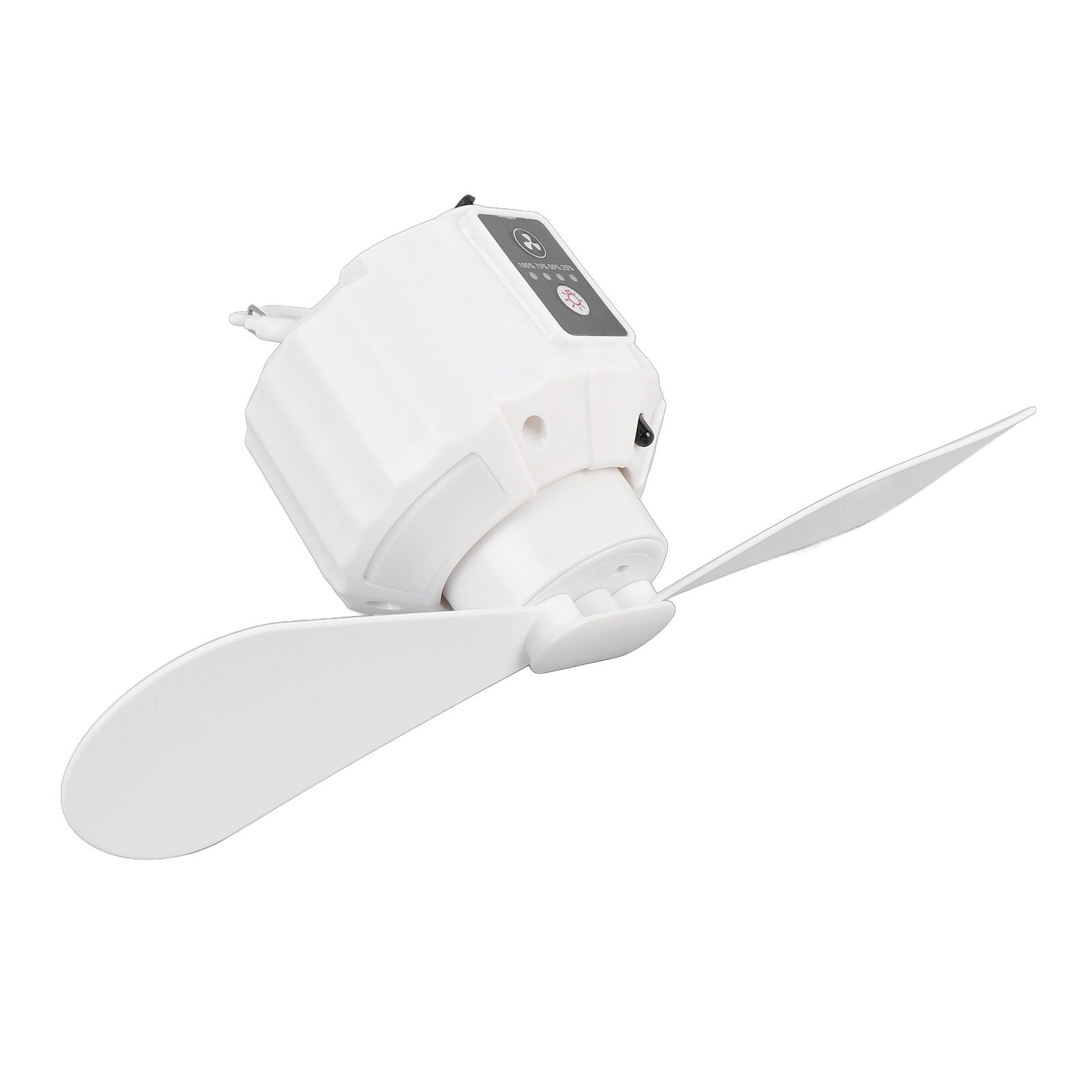 USB Powered Ceiling Fan Rechargeable Remote Control with LED Light Portable view 12