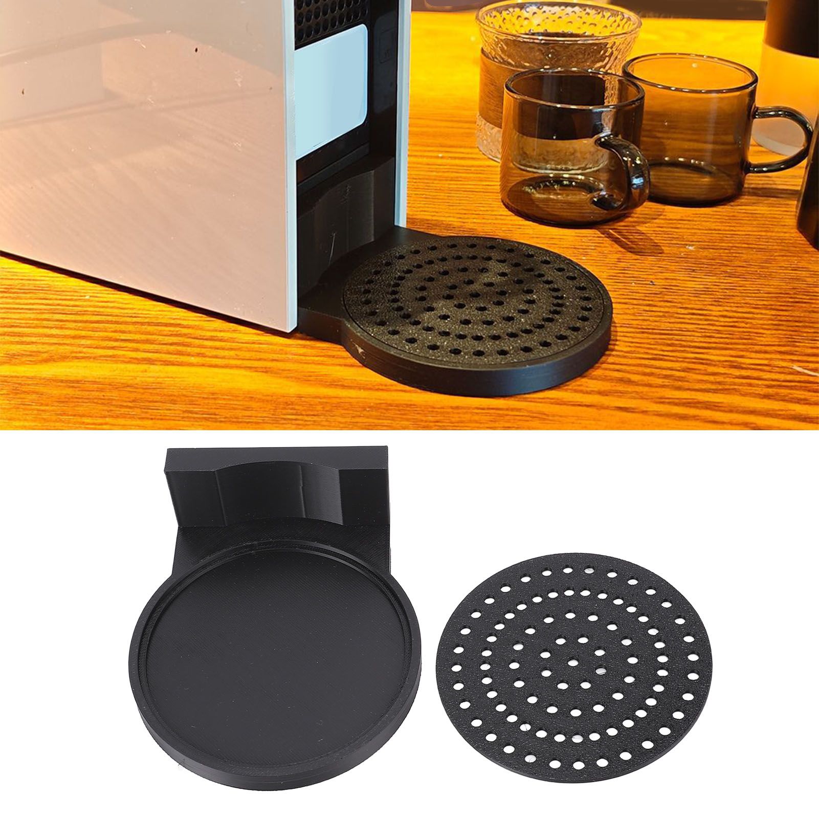 Coffee Machine Drip Tray PLA Countertop Coffee Machine Mug Drip Catcher for view 11