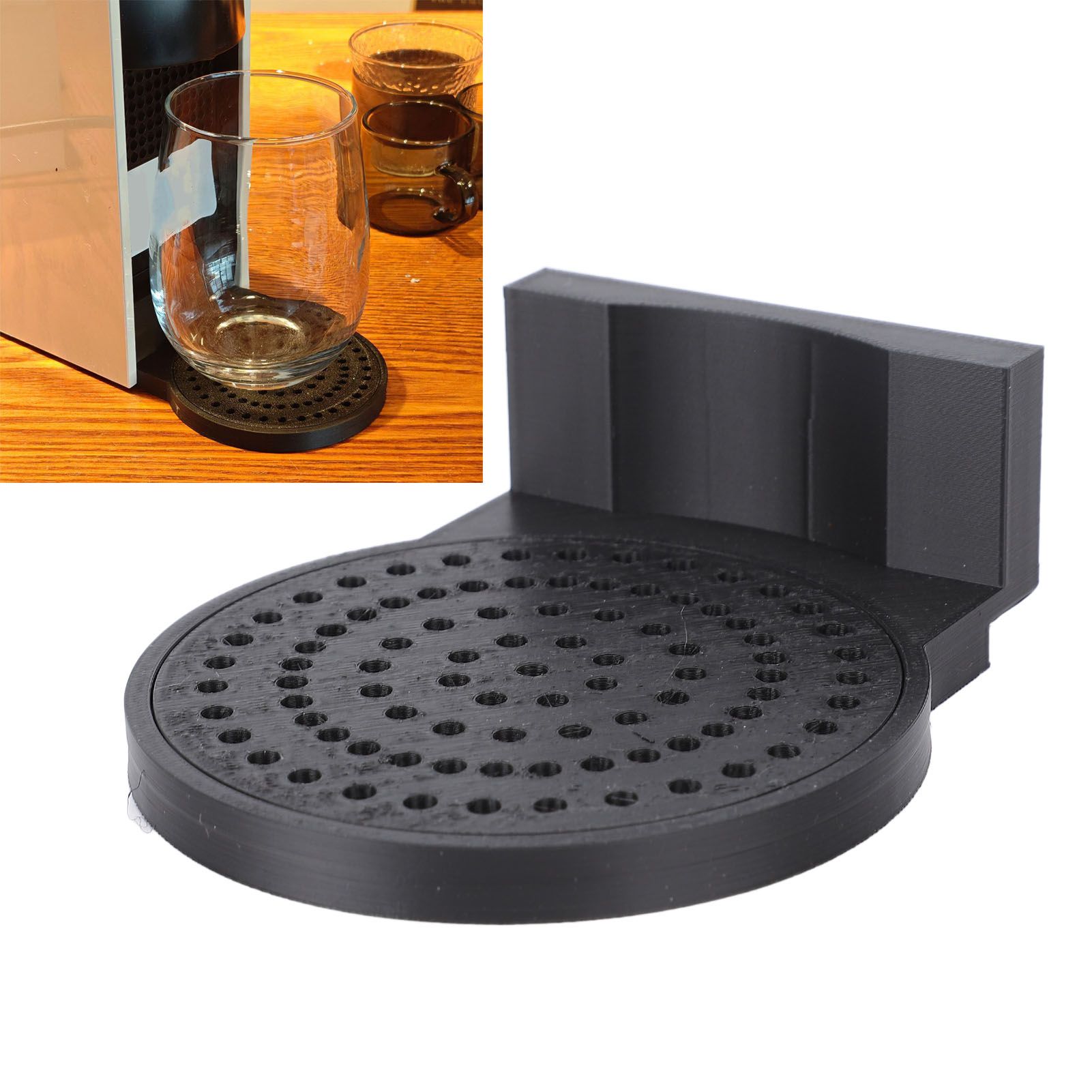 Coffee Machine Drip Tray PLA Countertop Coffee Machine Mug Drip Catcher for view 12