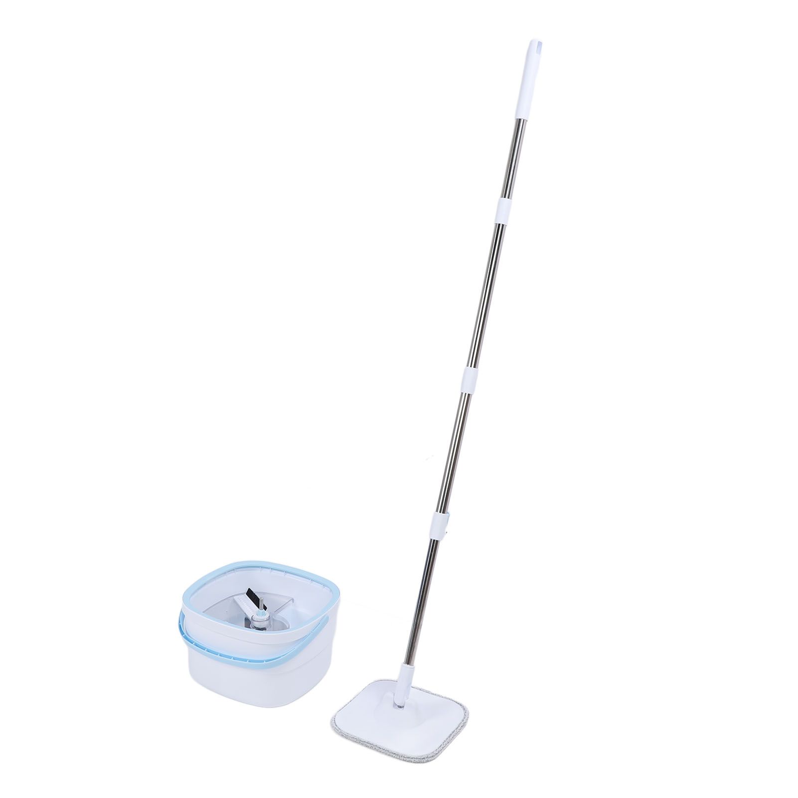 Spin Mop and Bucket Set with Self Separation Dirty and Clean Water System 360 view 9