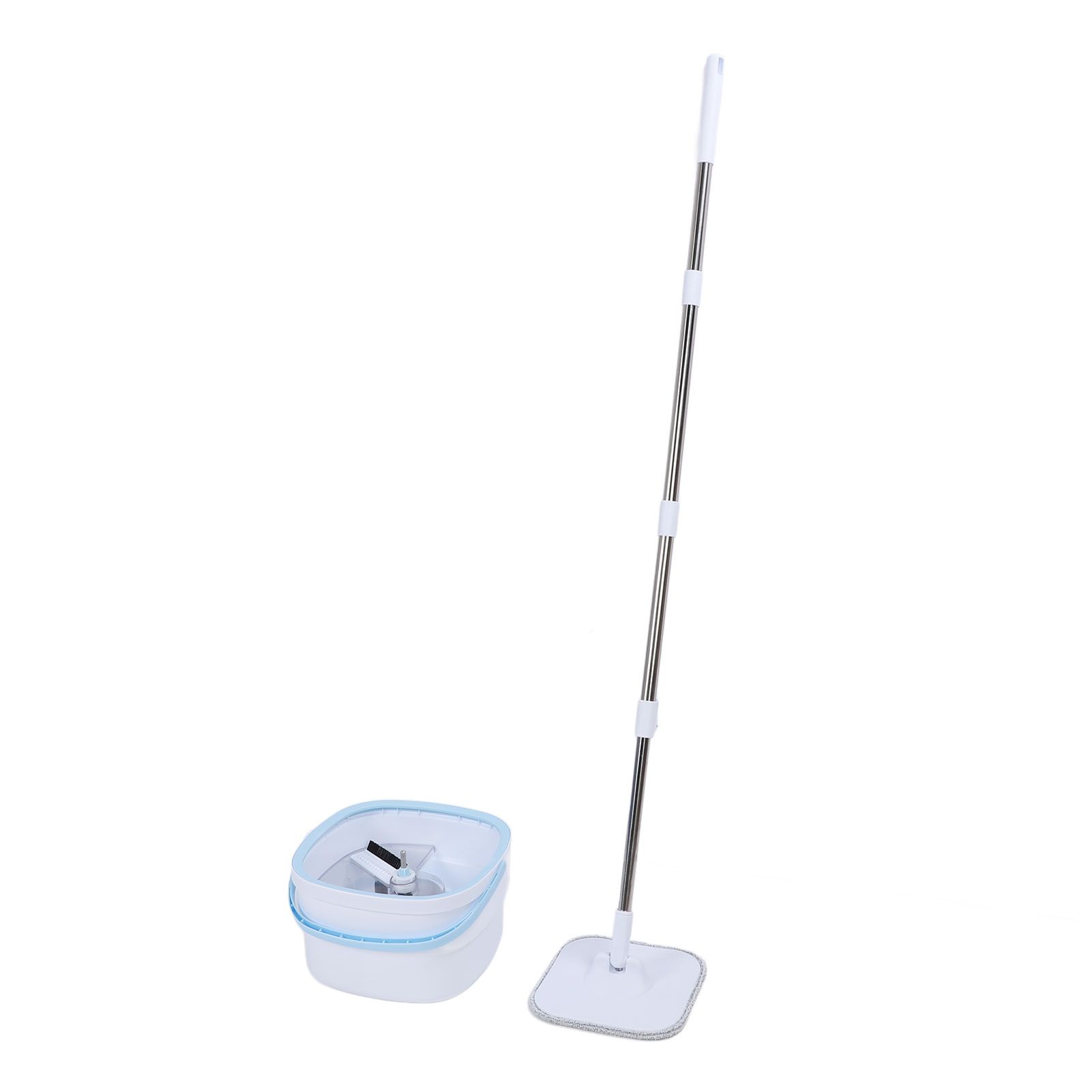 Spin Mop and Bucket Set with Self Separation Dirty and Clean Water System 360 view 10