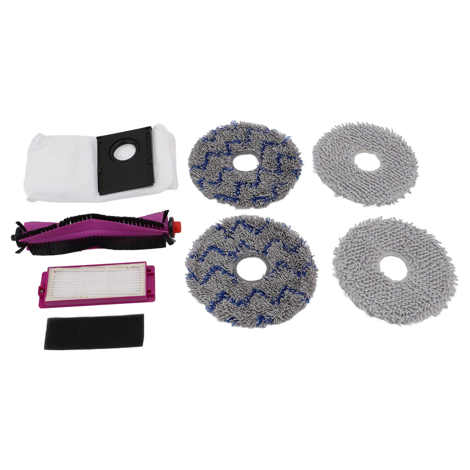 Robot Vacuum Cleaner Accessory Kit Mop Pads Roller Brush Dust Bag Filter Spare