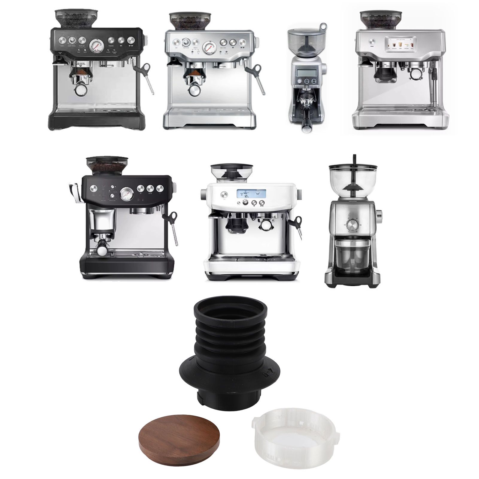 Coffee Grinder Hopper Reusable Air Blowing Bean Bin for BES875 876 870 878 880 view 11