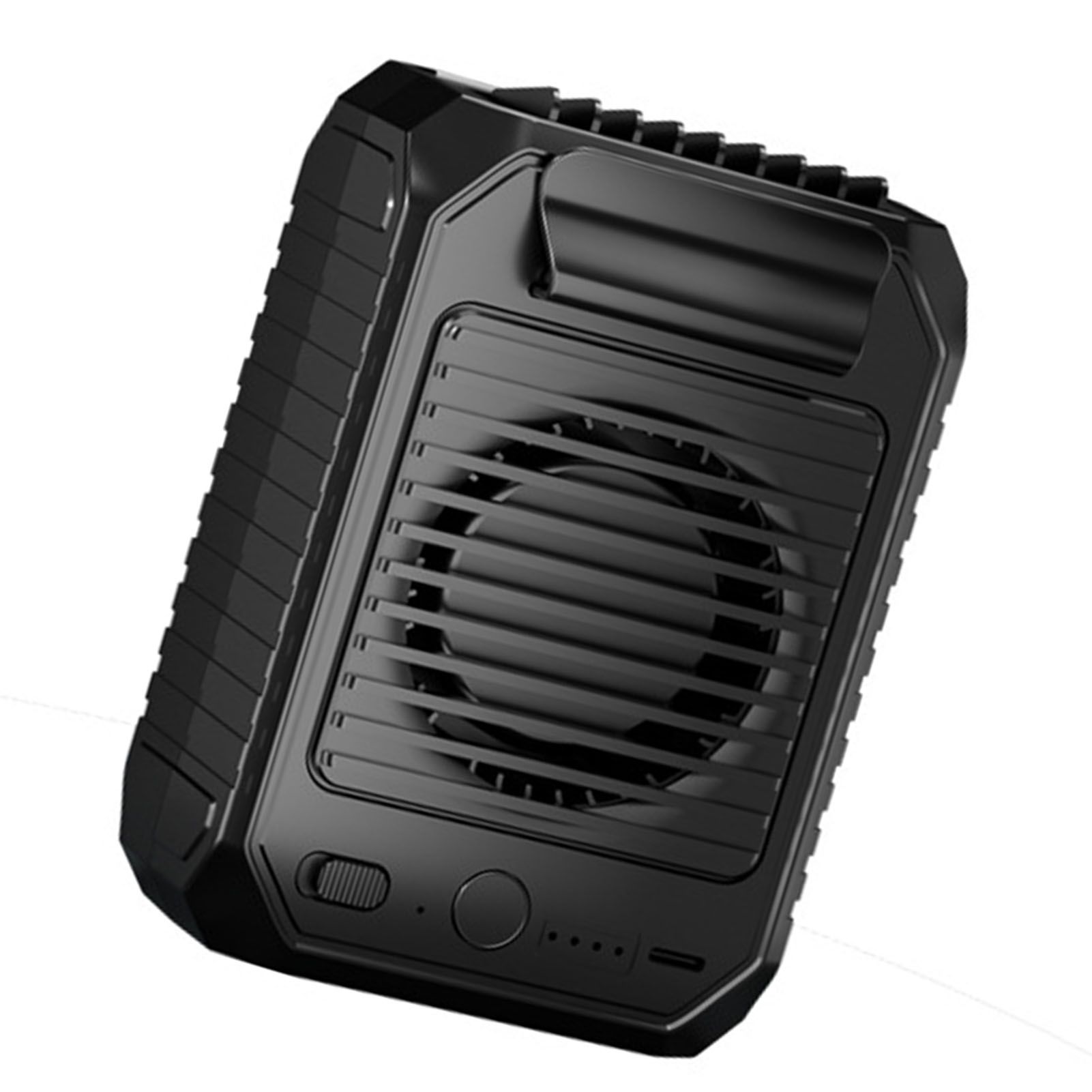 Waist Clip Fan Rechargeable 10000mAh Battery Strong Wind Portable Cooling Fan view 4