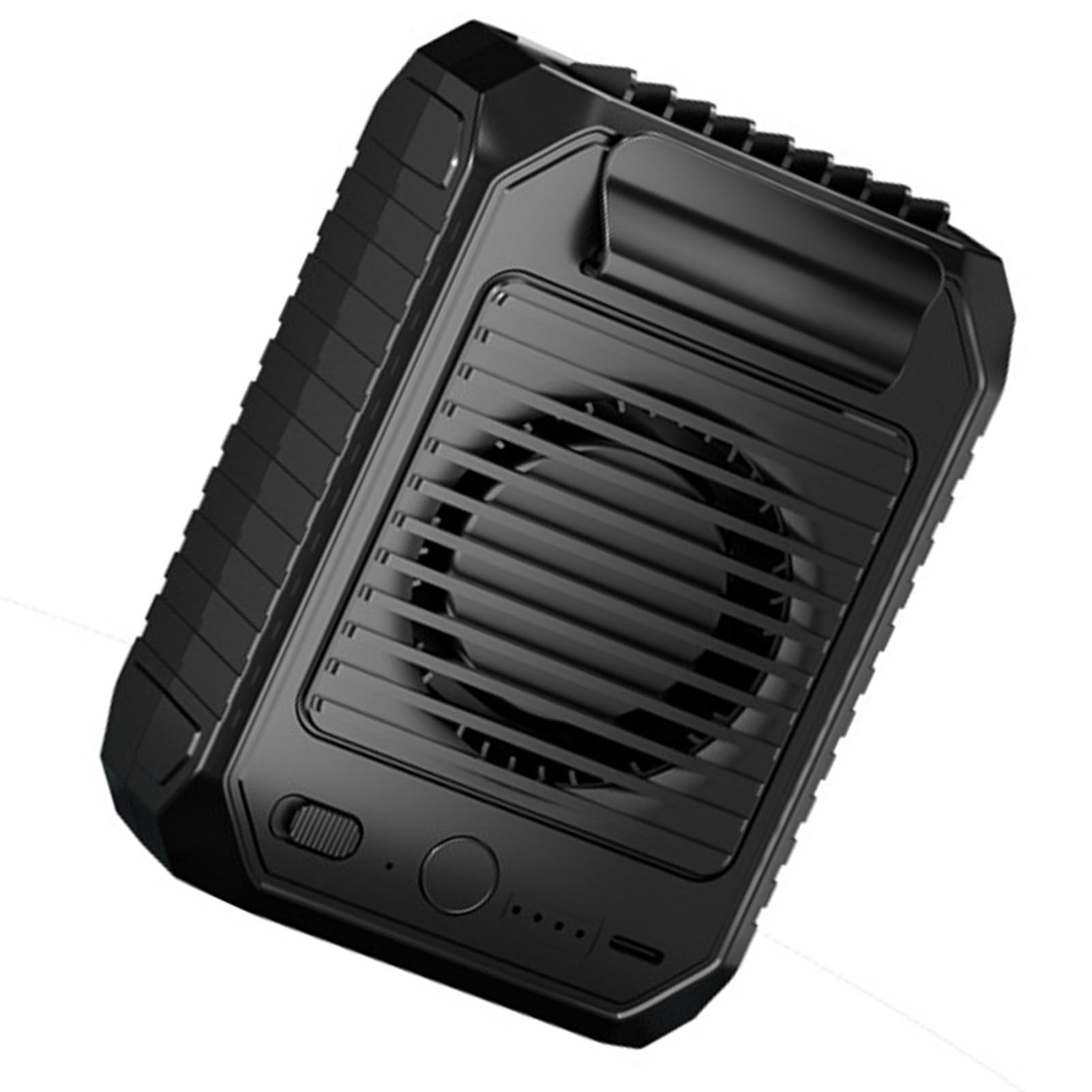 Waist Clip Fan Rechargeable 10000mAh Battery Strong Wind Portable Cooling Fan view 6