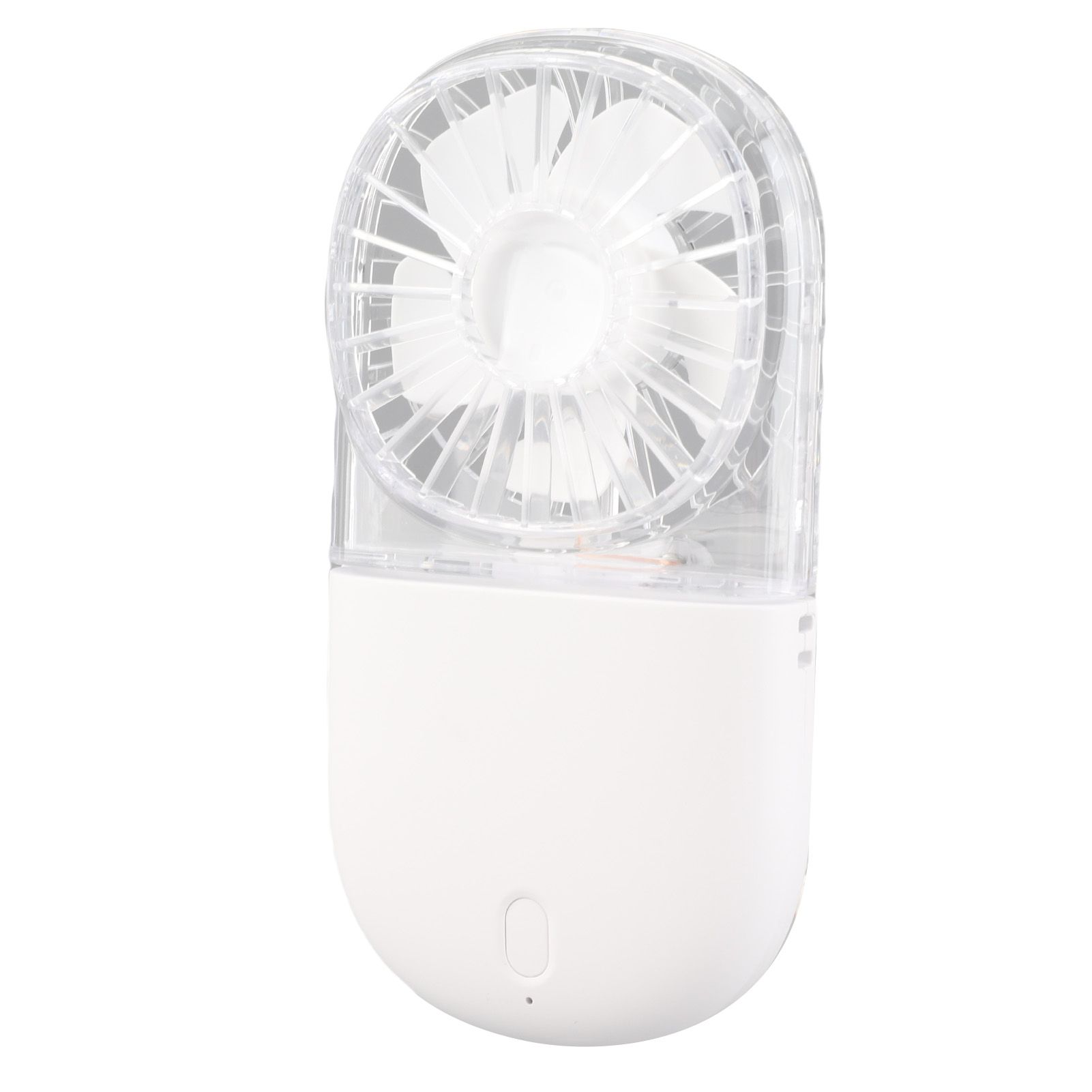 Portable Handheld Fan Mini Desk Foldable Necklace USB Rechargeable Personal
