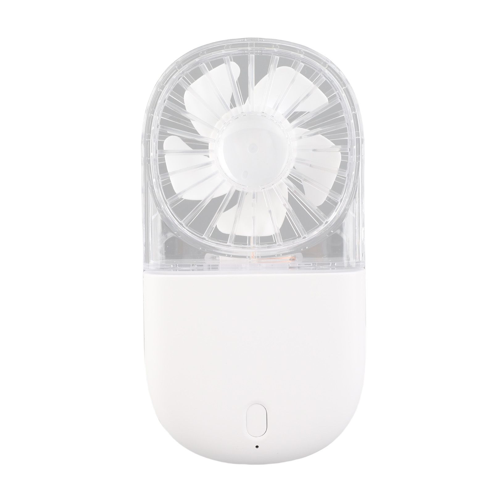 Portable Handheld Fan Mini Desk Foldable Necklace USB Rechargeable Personal view 2
