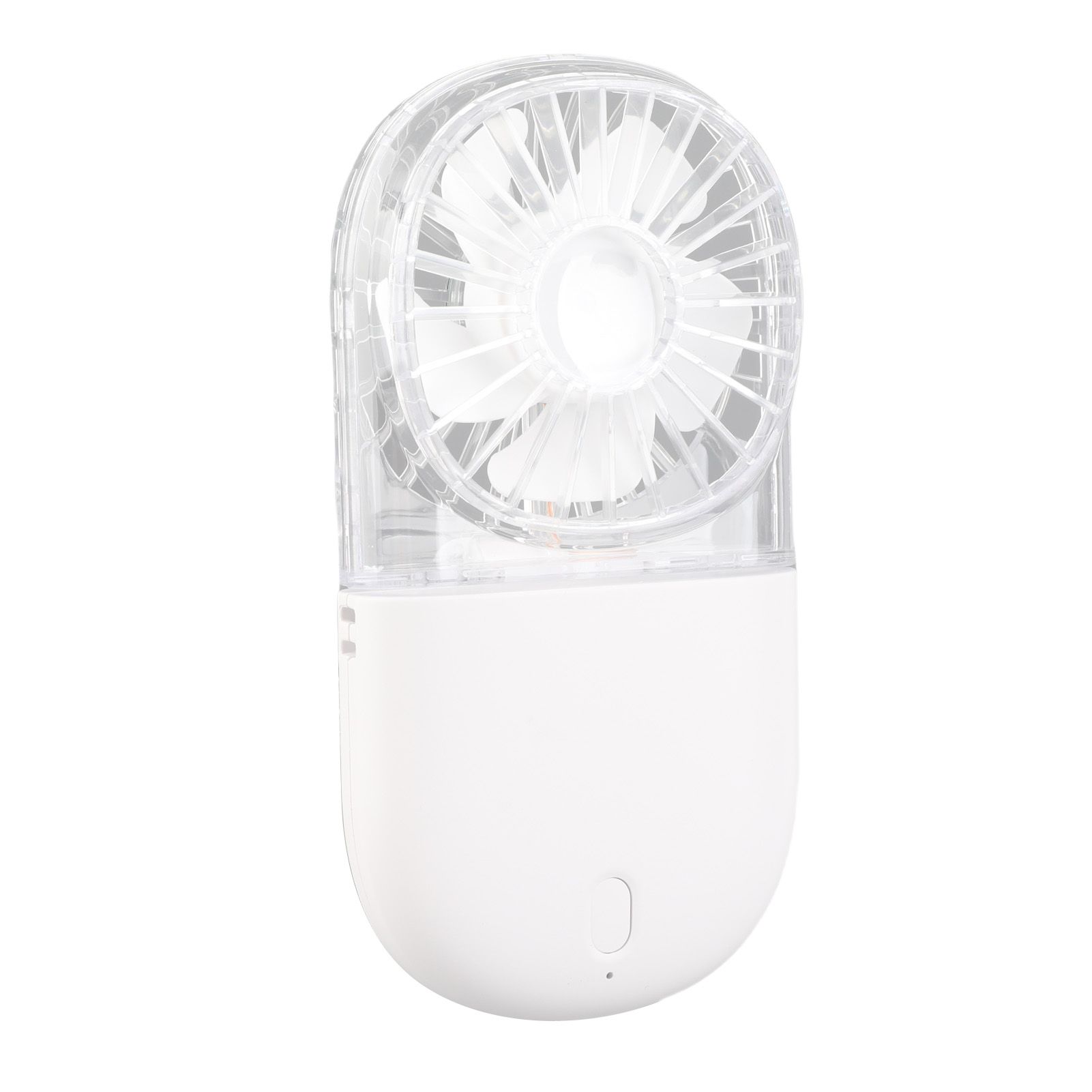 Portable Handheld Fan Mini Desk Foldable Necklace USB Rechargeable Personal view 3