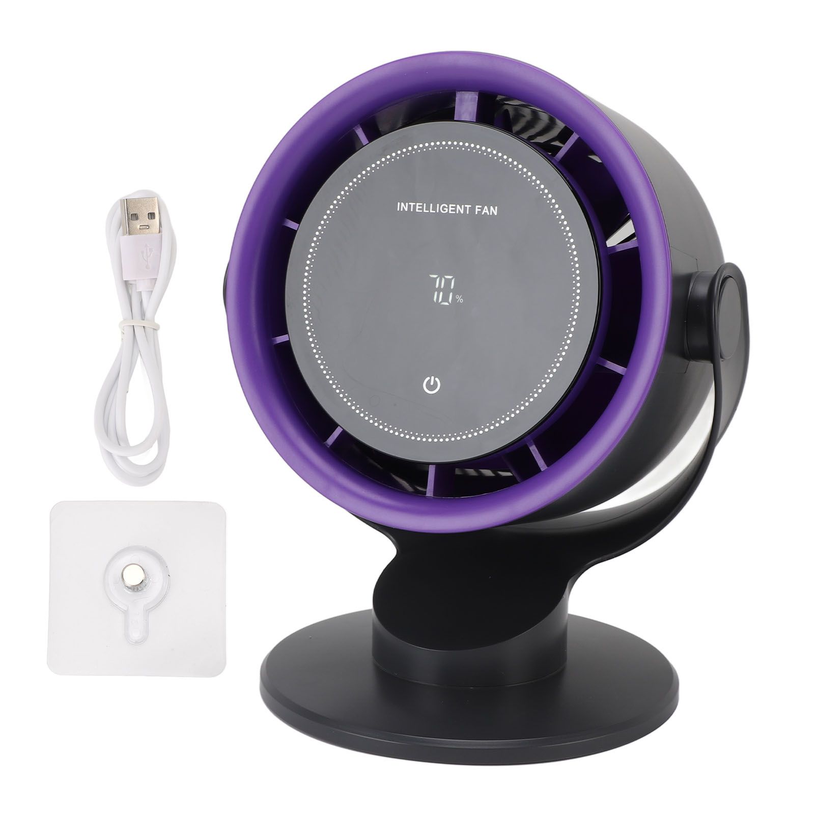 Desk Fan Battery Operated USB Rechargeable Personal Fan Quiet Small Portable view 3