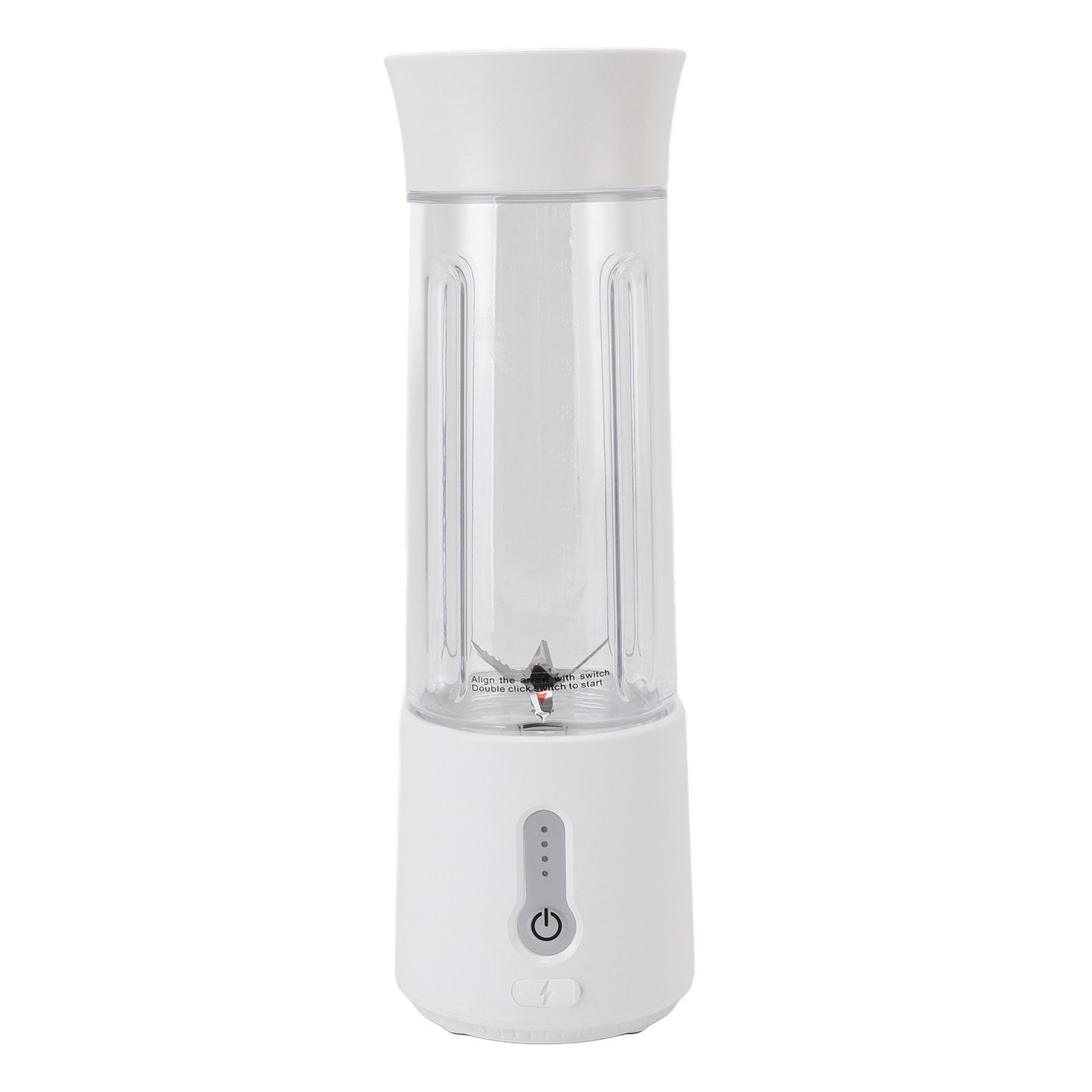 Portable Blender USB Rechargeable One Click Operating 6 Blades 500ml Mini