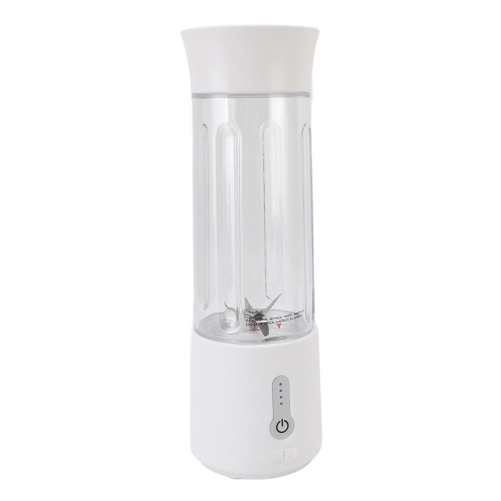 Portable Blender USB Rechargeable One Click Operating 6 Blades 500ml Mini view 10