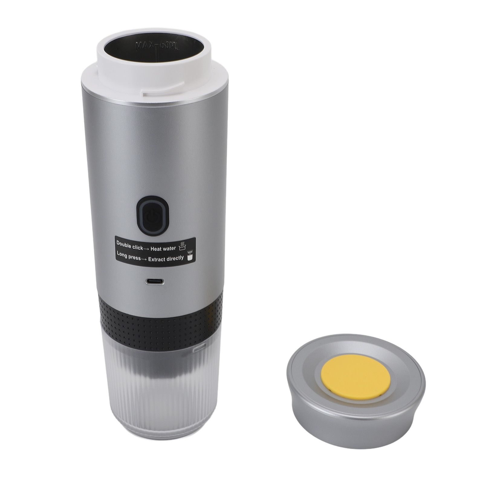Portable Electric Coffee Maker 120ml 304 Stainless Steel Automatic Heating view 4