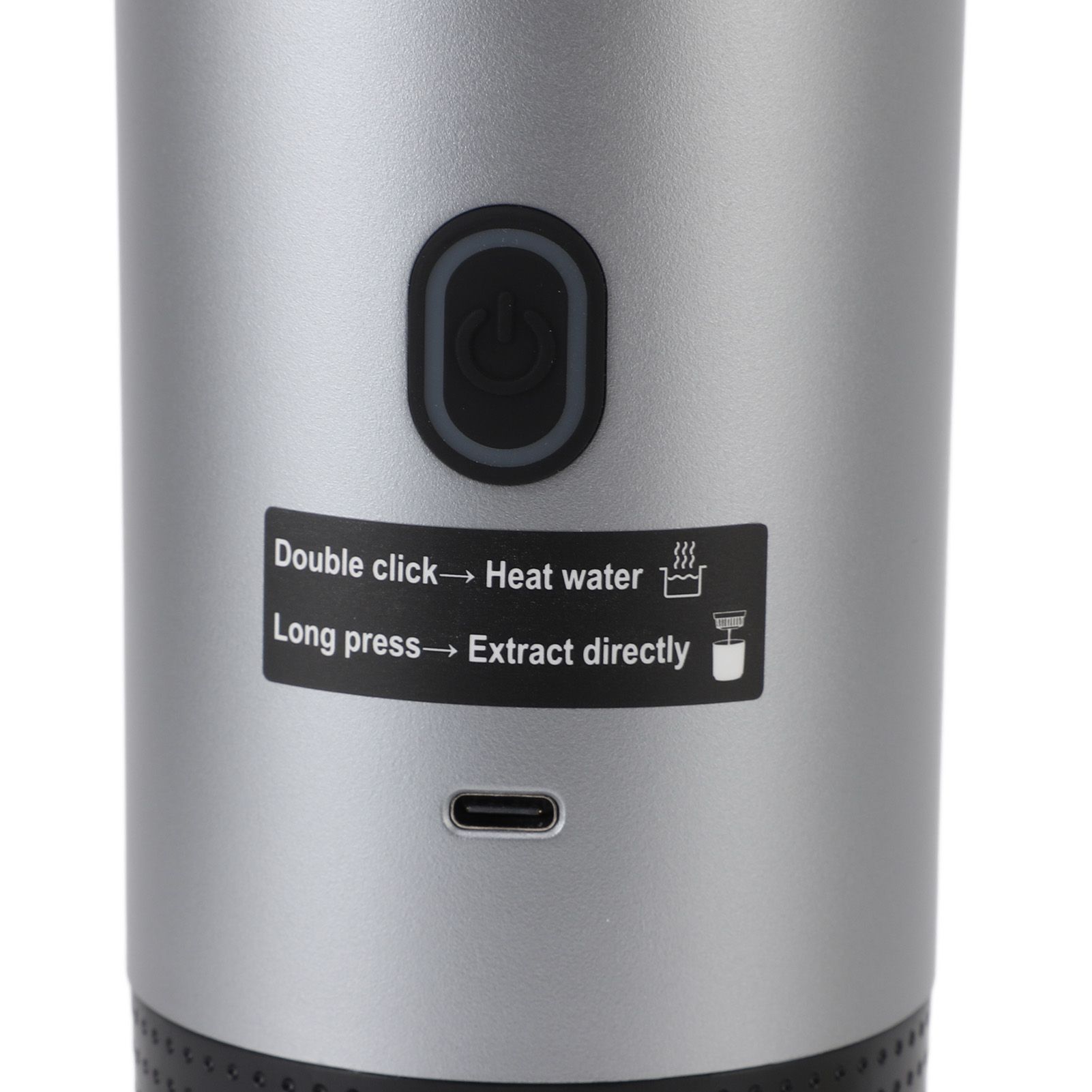 Portable Electric Coffee Maker 120ml 304 Stainless Steel Automatic Heating view 7