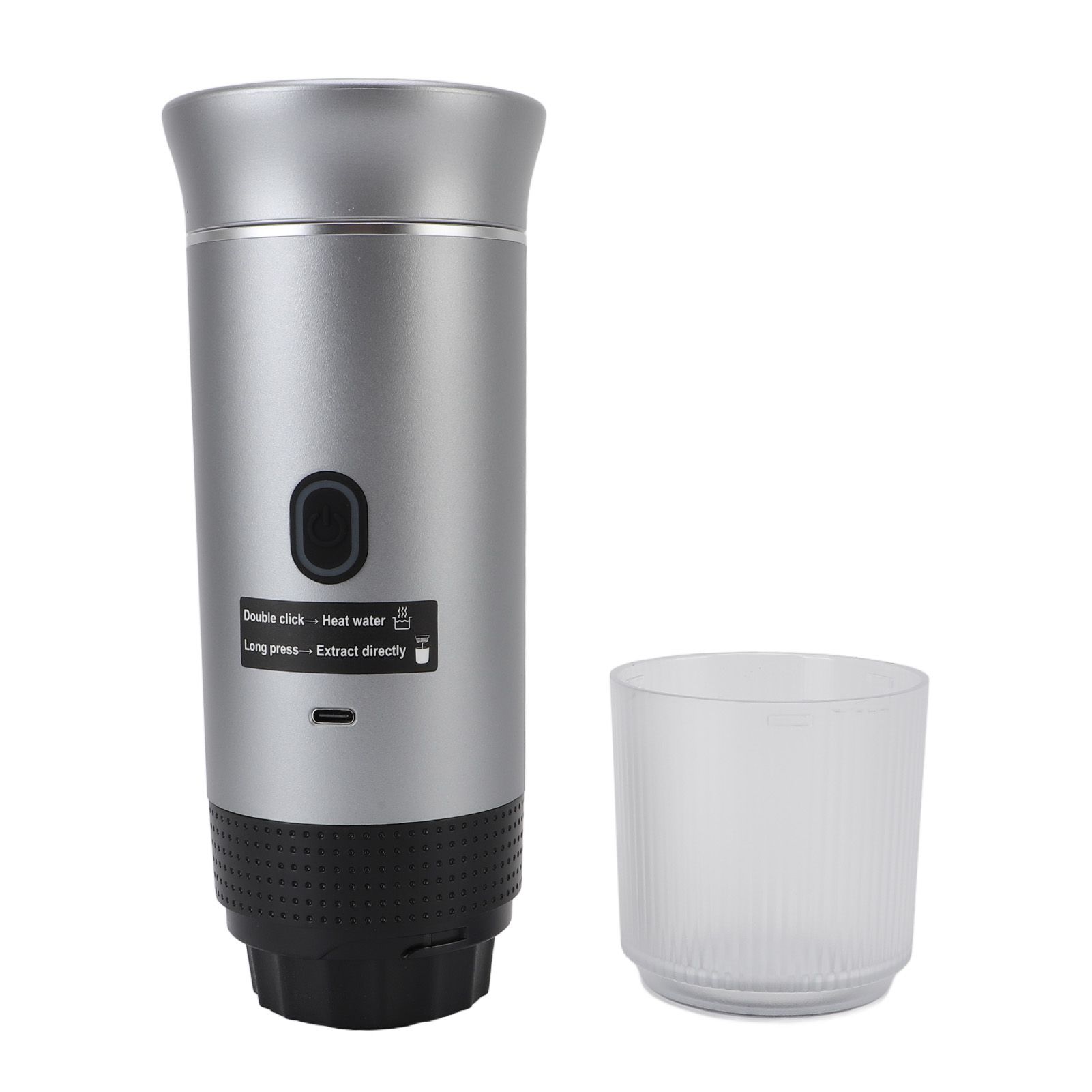 Portable Electric Coffee Maker 120ml 304 Stainless Steel Automatic Heating view 8