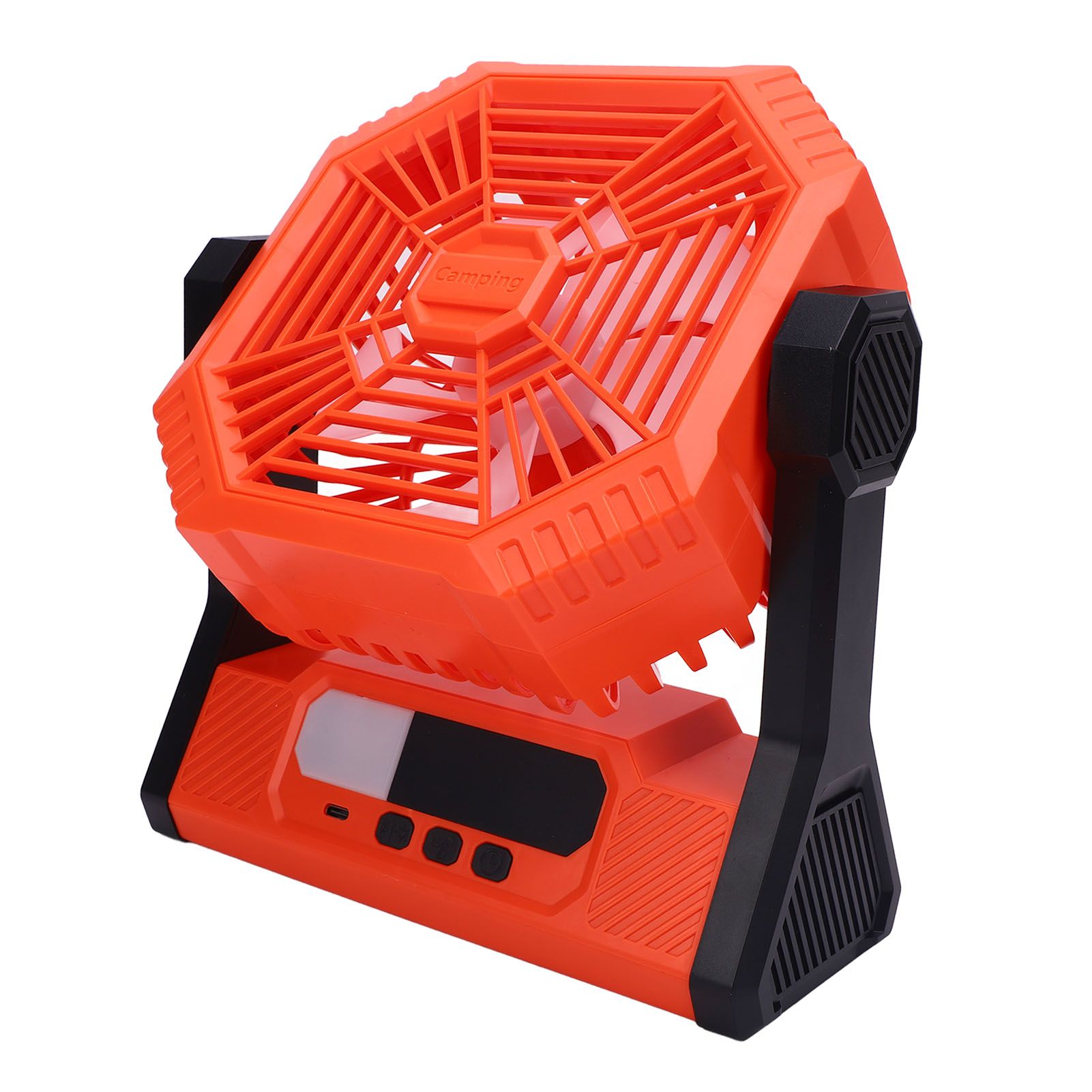 Portable Camping Fan 10000mAh Rechargeable Battery Powered Fan with Light for view 4
