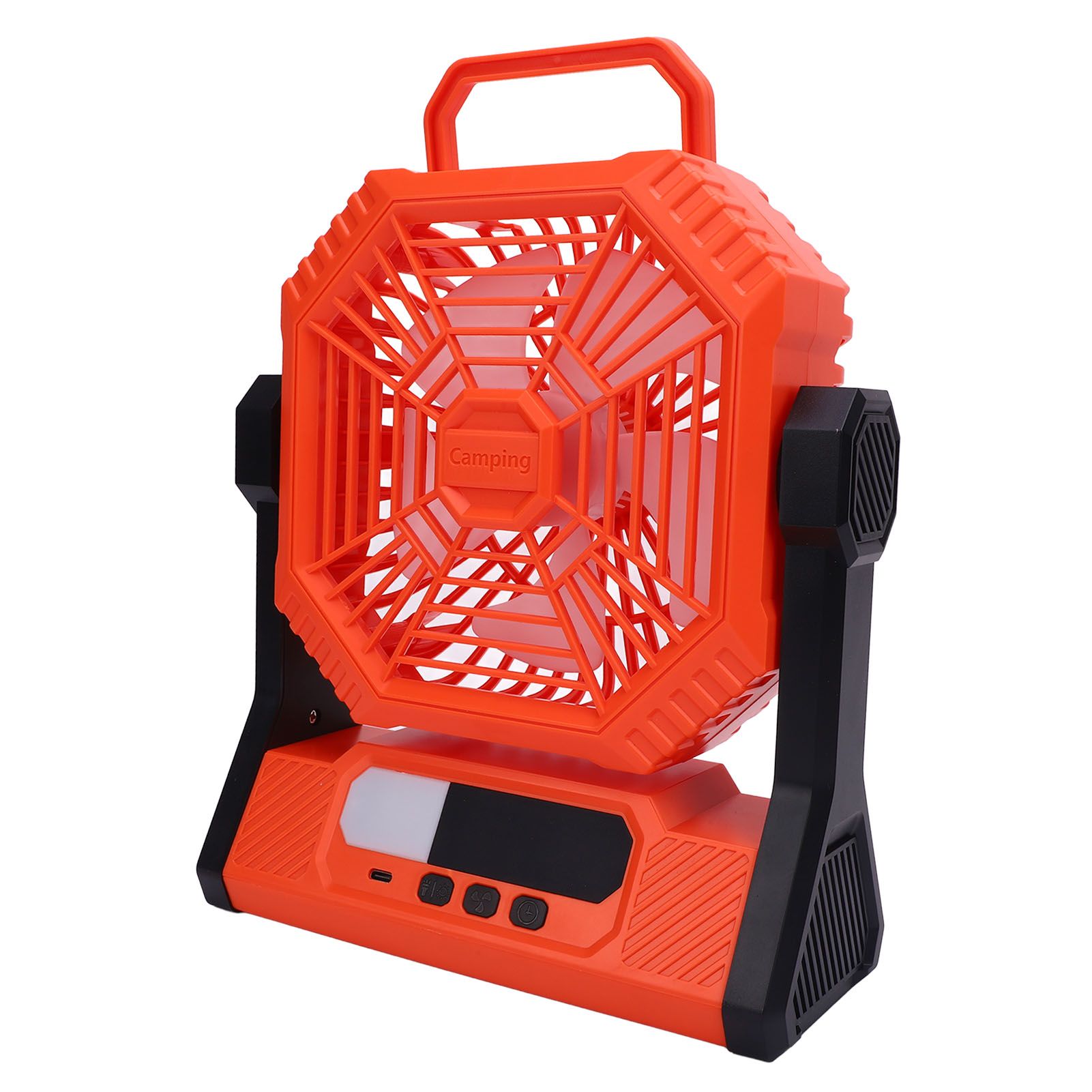 Portable Camping Fan 10000mAh Rechargeable Battery Powered Fan with Light for view 6